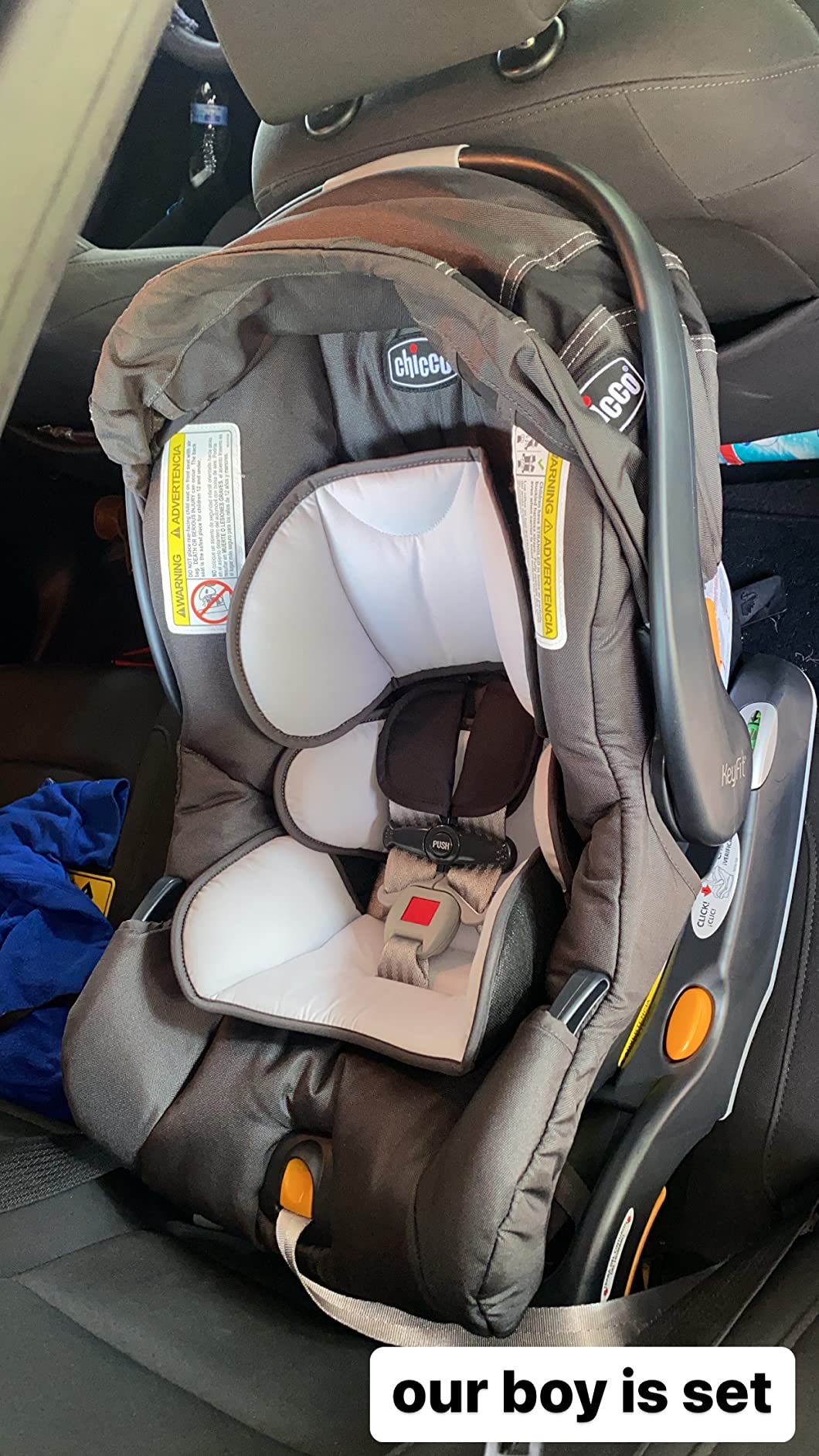 Chicco KeyFit Infant Car Seat and Base, Rear-Facing, 4-30 lbs customer photo 1