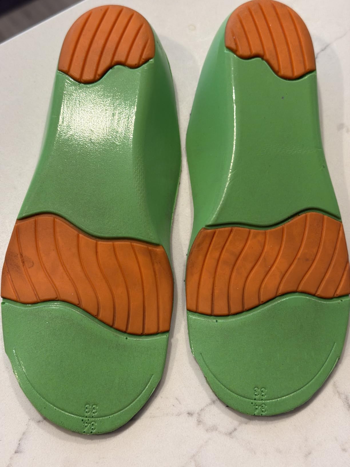Ailaka Kids Orthotic Cushioning Arch Support Shoe Insoles, Children Pu Foam Inserts for Flat feet, Plantar Fasciitis, Feet Heel Pain Relief Blue customer photo 2