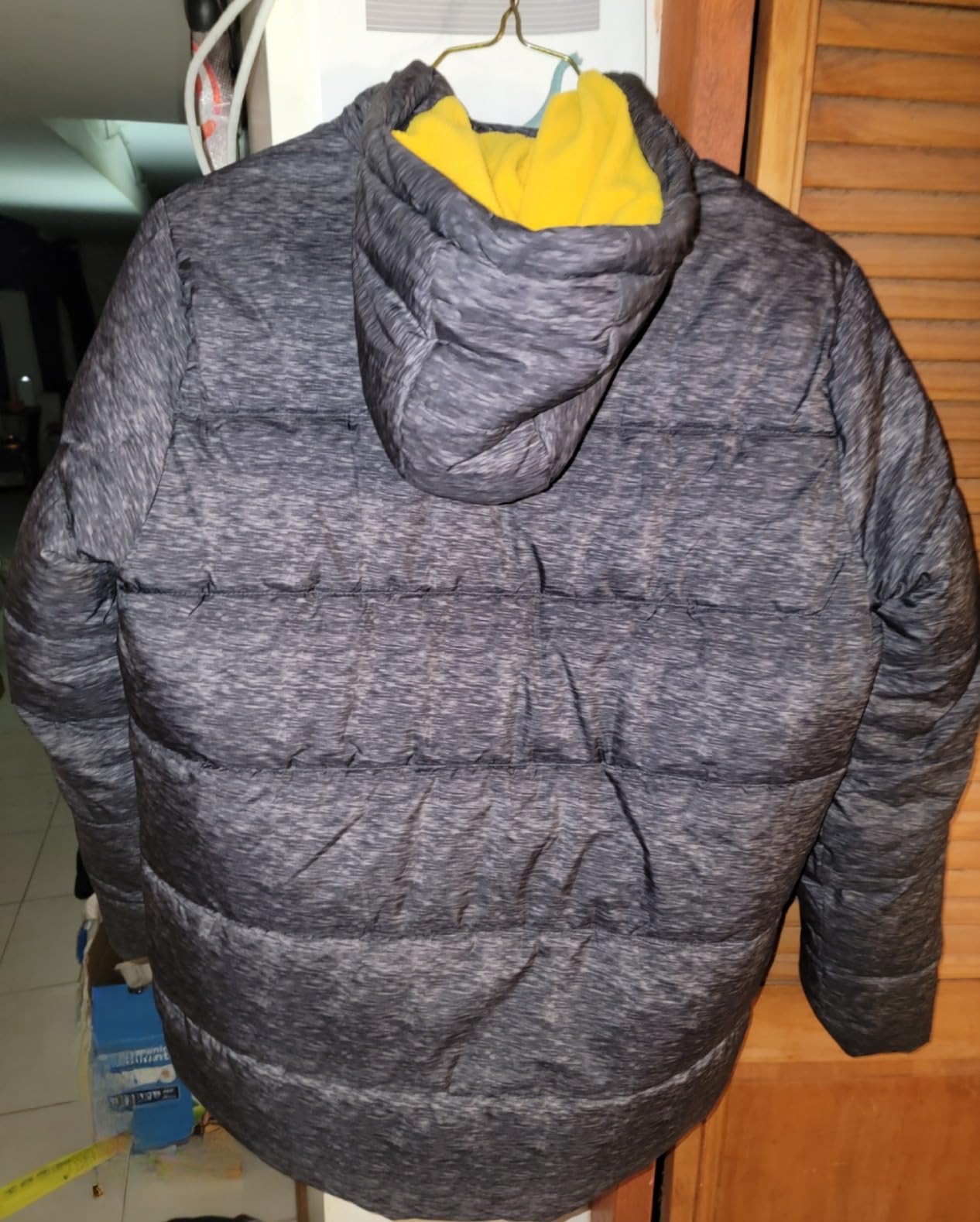 Amazon Essentials Babies, Toddlers, and Boys' Heavyweight Hooded Puffer Jacket customer photo 2