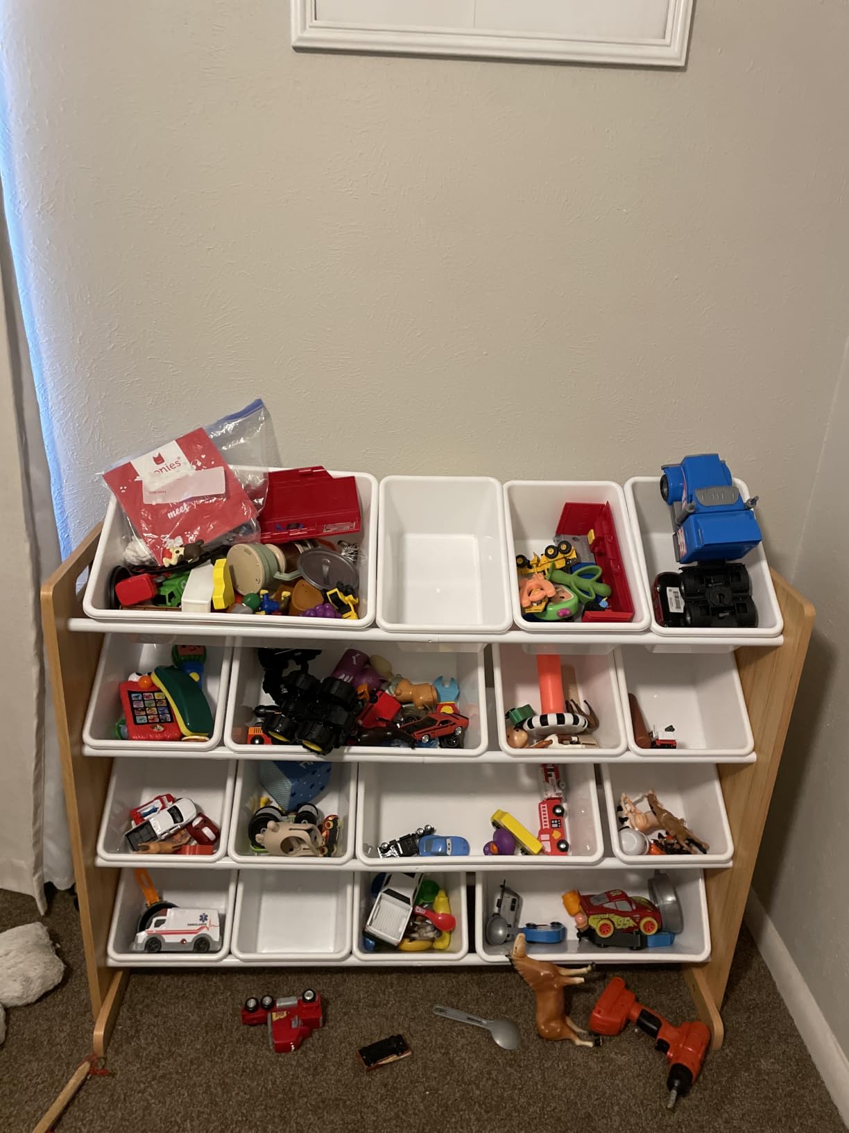 Humble Crew Kids Toy Organizer with 16 Bins, 4 Tier Storage for Playroom customer photo 1