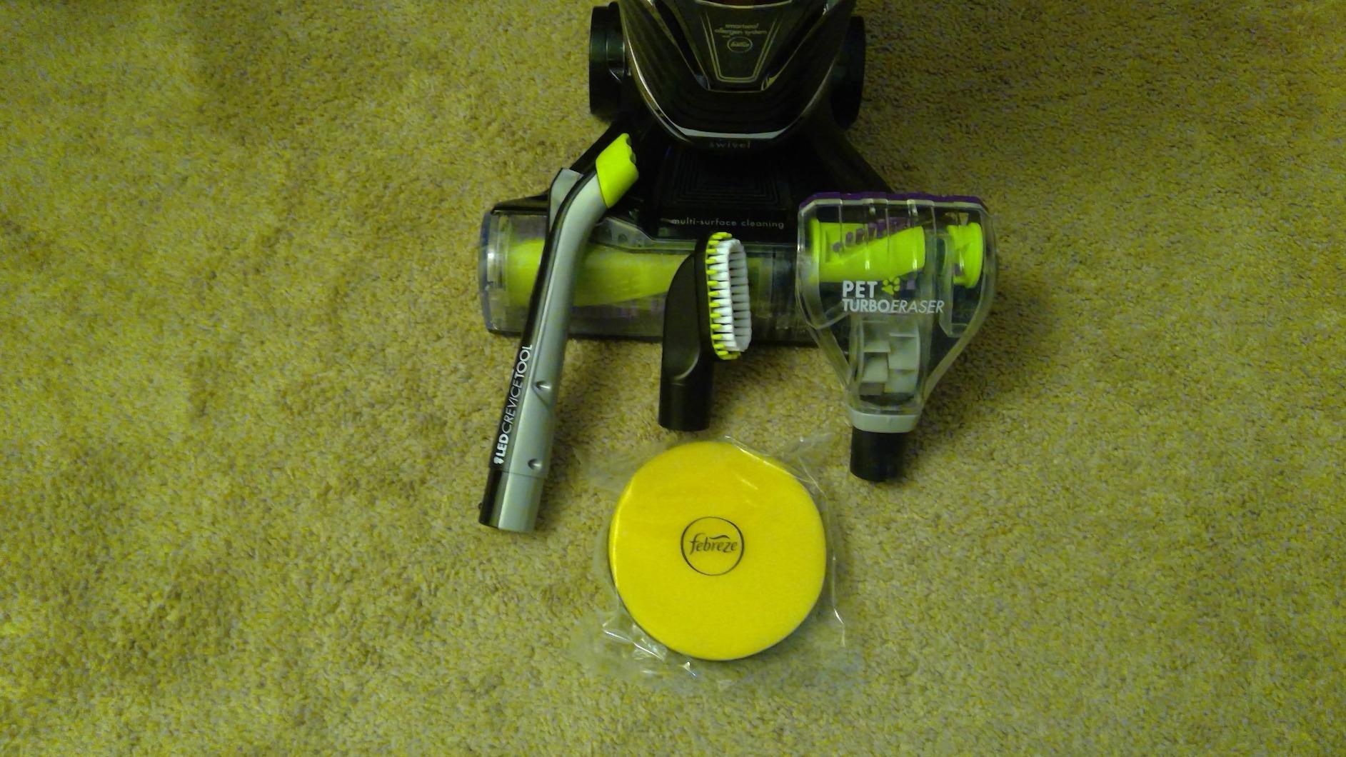 BISSELL 24613 Pet Hair Eraser Turbo Plus Lightweight Vacuum, Tangle-Free Brush Roll, Powerful Pet Hair Pick-up, SmartSeal Allergen System, Specialized Pet Tools, Easy Empty Dirt Tank customer photo 2