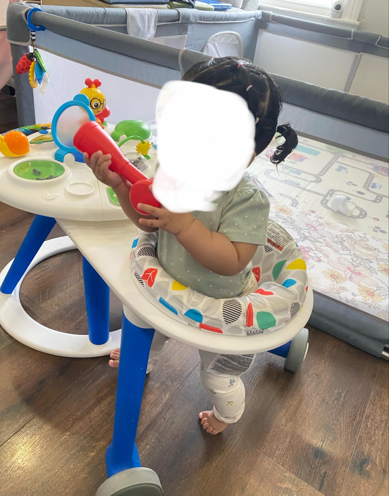 Baby Einstein 4-in-1 Activity Center & Walker with Piano, Age 6M+ | 4 ways to grow: walker, discovery table, art table & floor play—entertains babies 6-36 months with 15+ activities customer photo 1