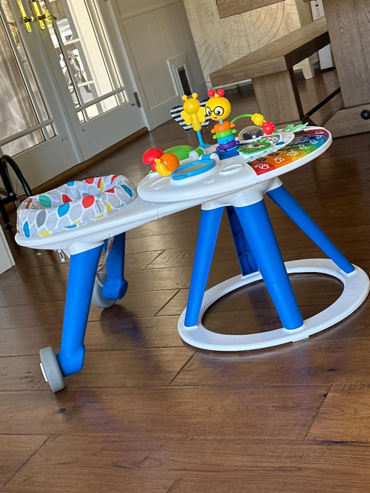 Baby Einstein 4-in-1 Activity Center & Walker with Piano, Age 6M+ | 4 ways to grow: walker, discovery table, art table & floor play—entertains babies 6-36 months with 15+ activities customer photo 2