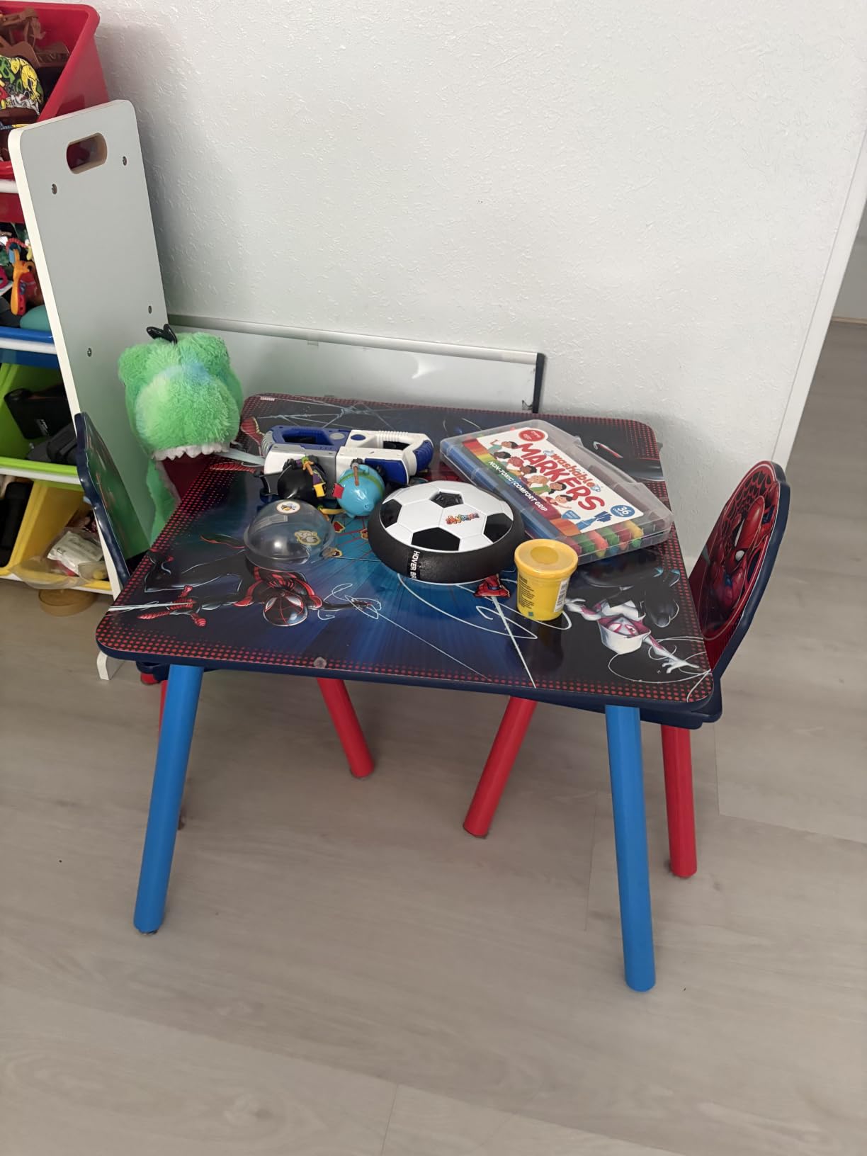 Delta Children Kids Table and Chair Set With Storage (2 Chairs Included) - Ideal for Arts & Crafts, Snack Time, Homeschooling, Homework & More, Disney/Pixar Toy Story 4 customer photo 1