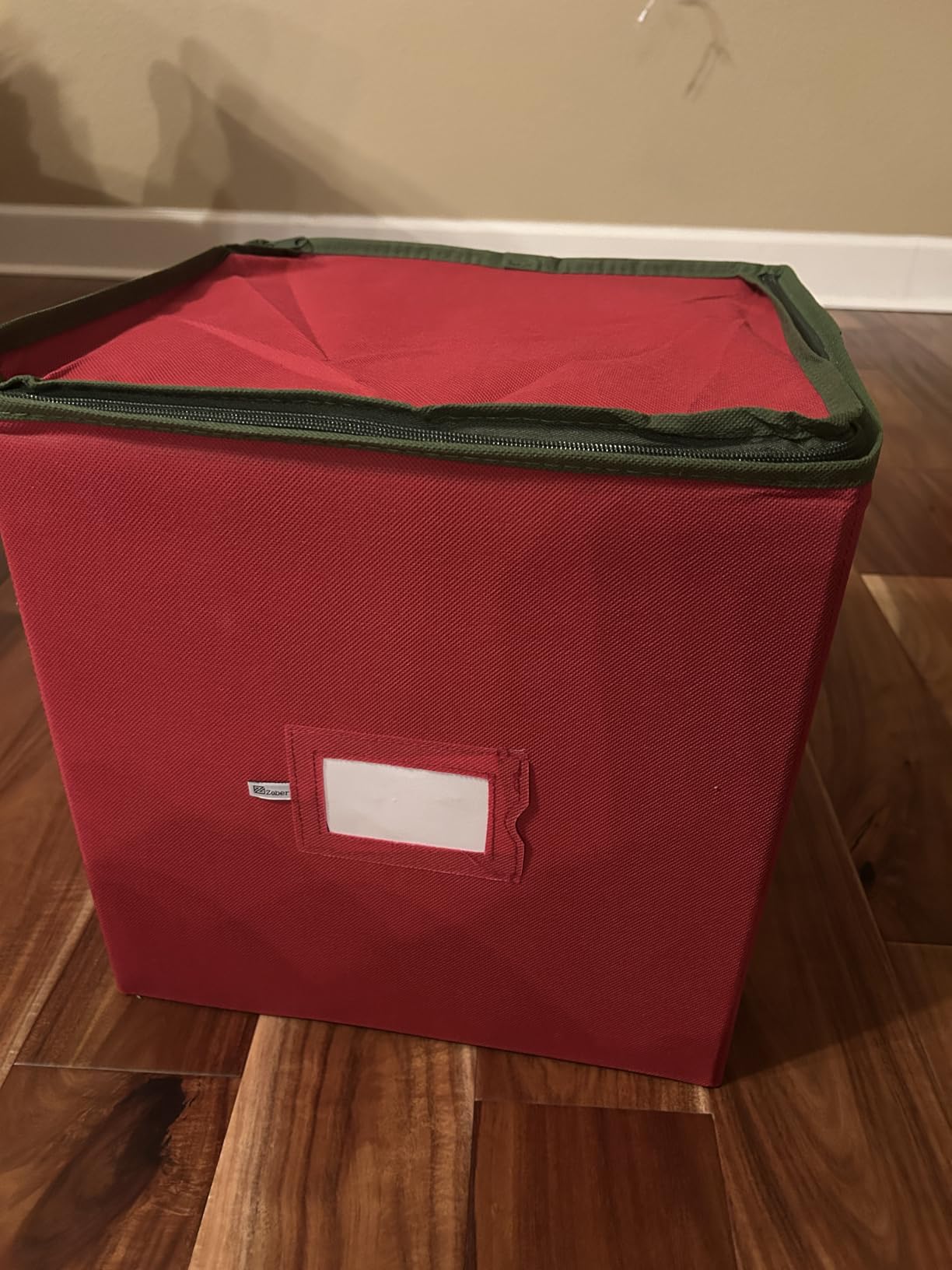 ZOBER Large Christmas Ornament Storage Box - Stores 128 3