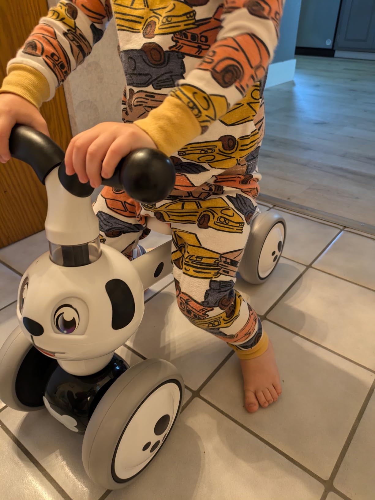 YGJT Baby Balance Bike Toys for 1 Year Old, Birthday Gifts for Boys and Girls, Silent Wheels & Non-Pedal Baby Walker Riding Toys for 10-36 Months Toddlers, Kids First Bike Gifts Spotty Dog customer photo 2