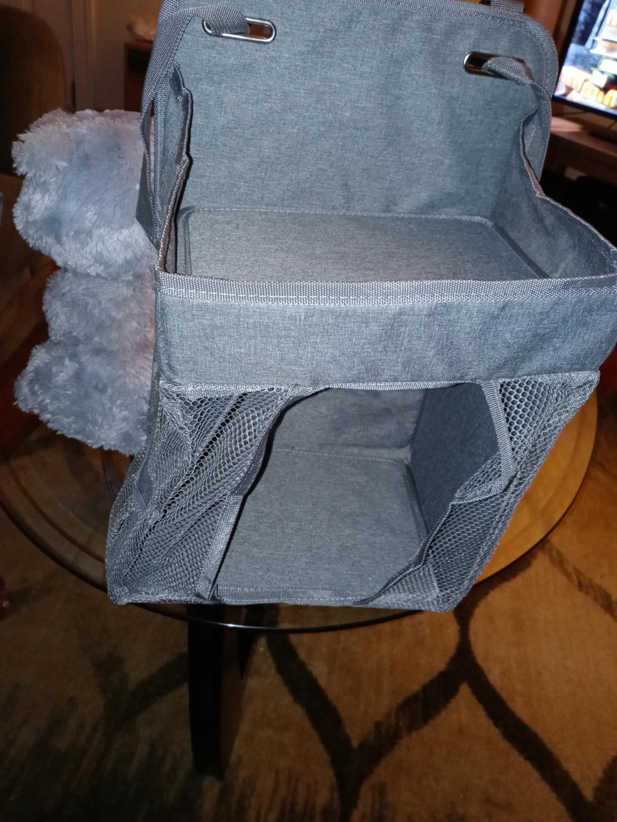 Maliton Changing Table Diaper Organizer Diaper Caddy (Gray) customer photo 2