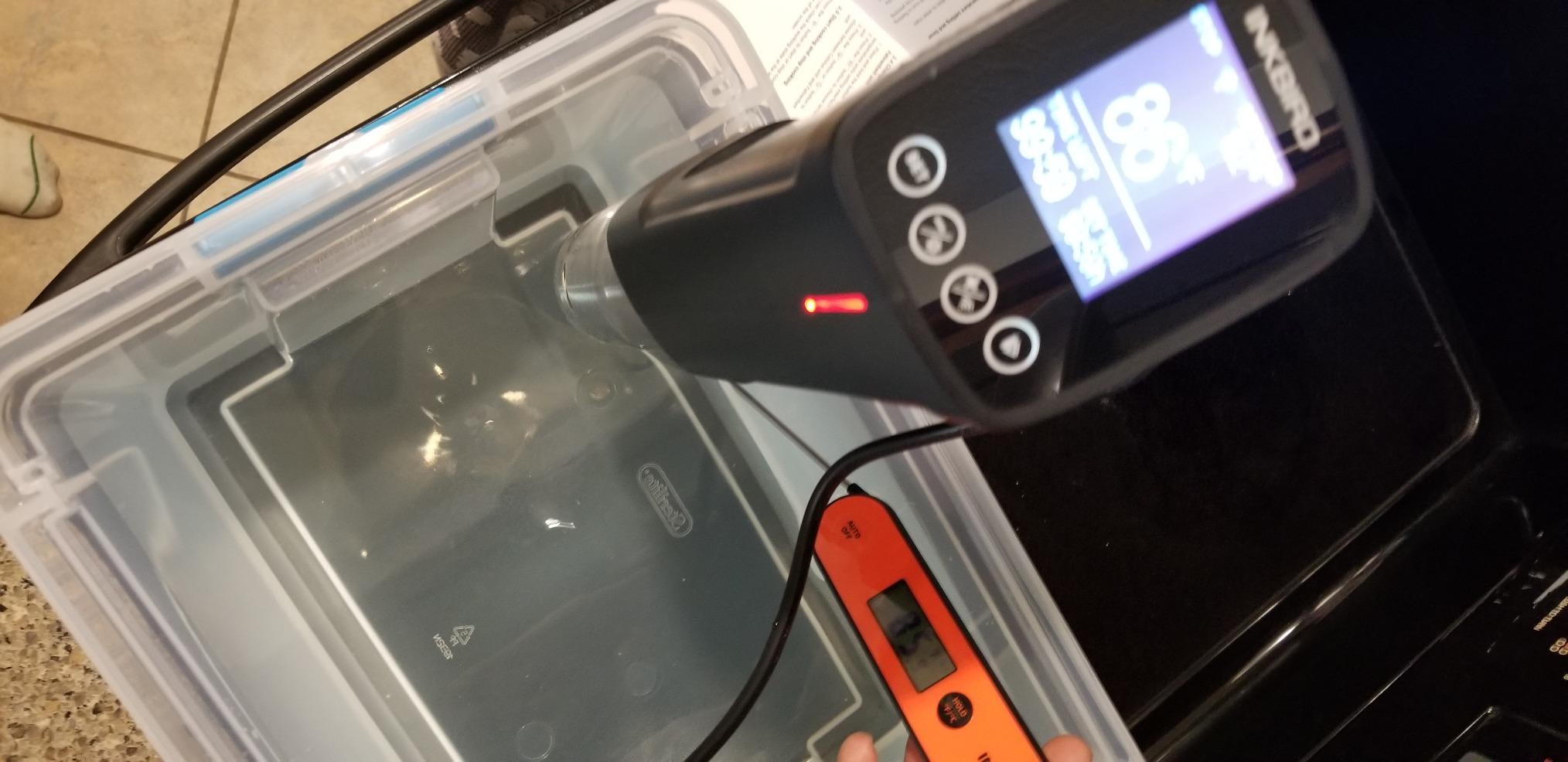 NKBIRD WIFI Sous Vide Cooker ISV-100W, 1000 Watts Fast-Heating W/Free APP,Sous Vide Machine Immersion Circulator w/ 14 Free Preset Recipes, Thermal Immersion w/Smart Timer, Calibration Function customer photo 2
