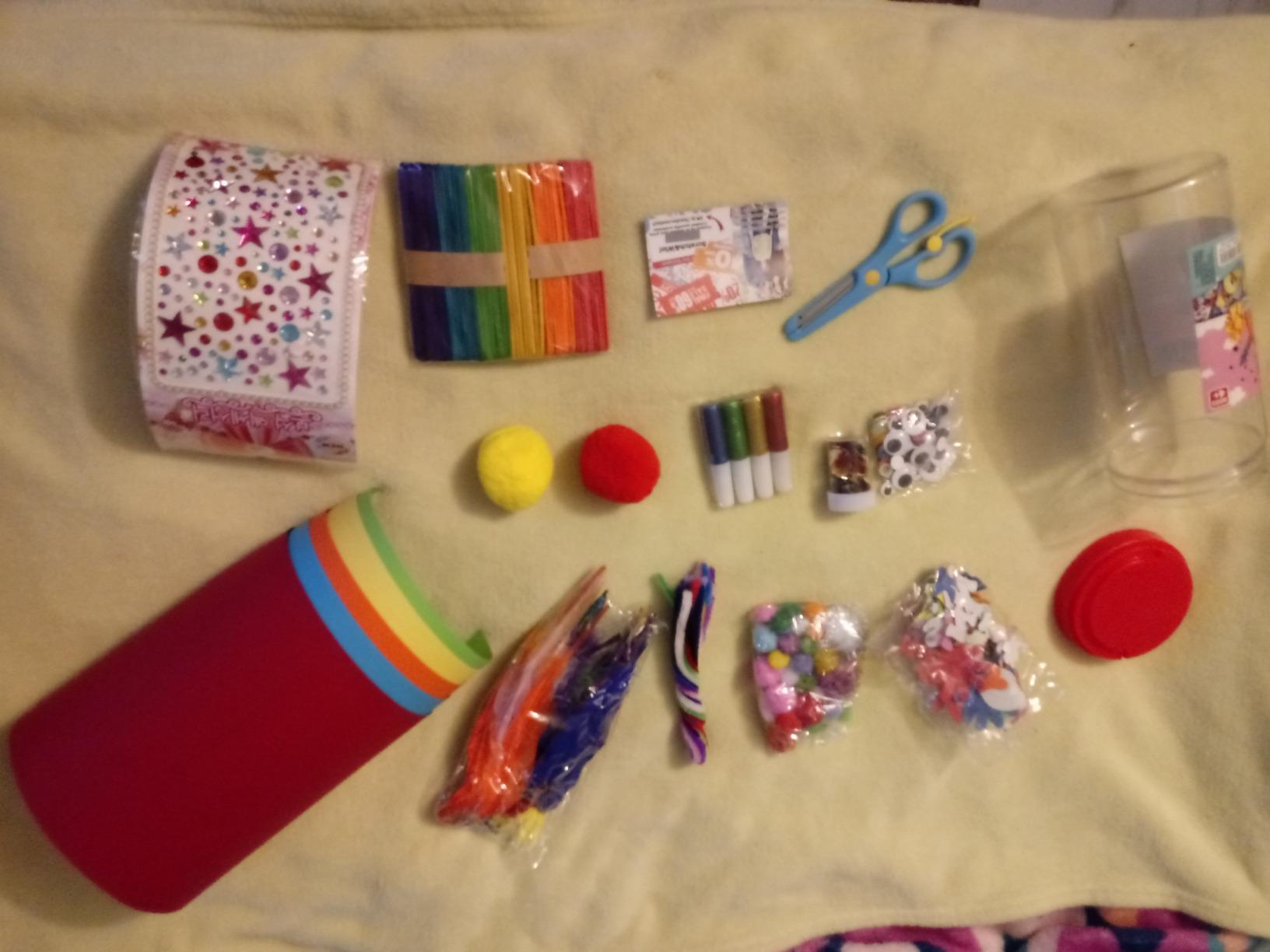 FUNZBO Arts and Crafts Supplies for Kids - Back to School Supplies customer photo 2
