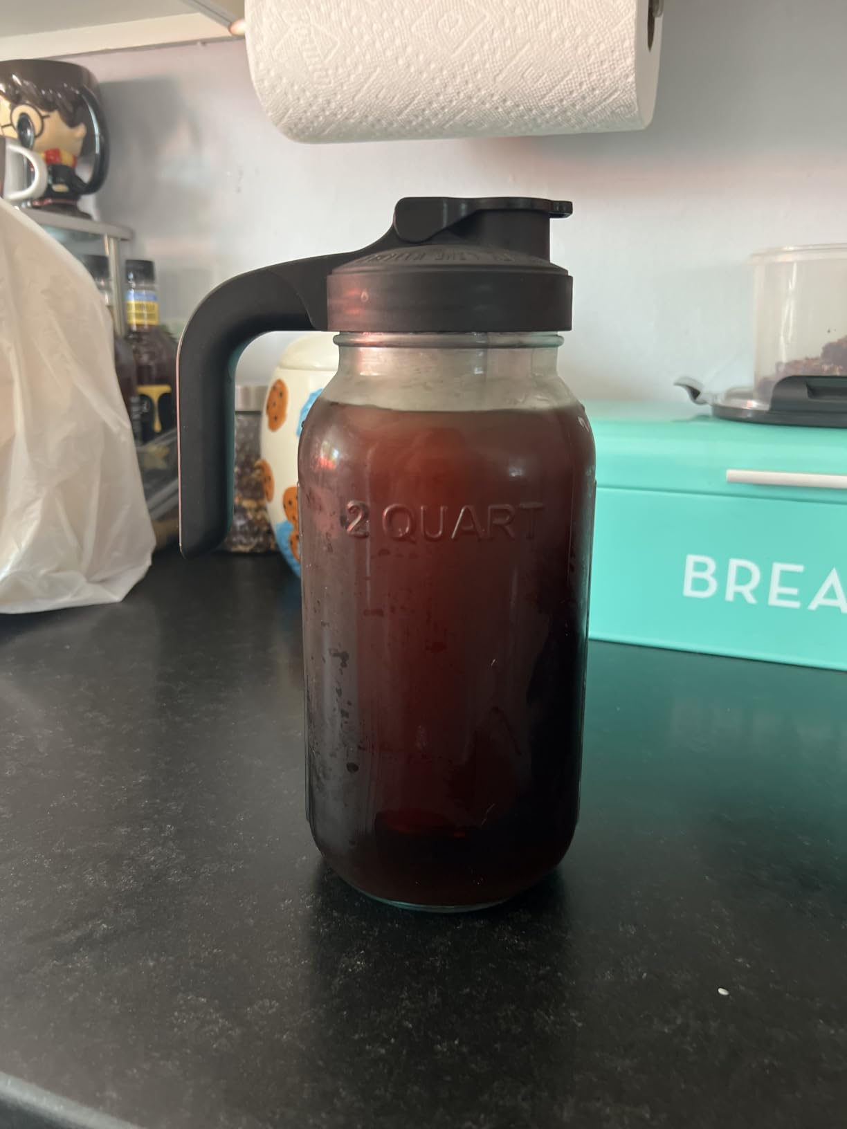 County Line Kitchen 64oz Cold Brew Coffee Maker with Leak Proof Lid - Gray customer photo 2