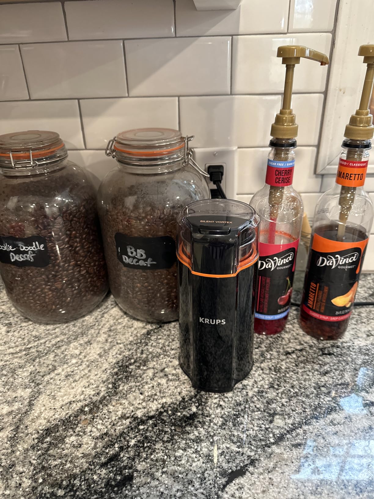KRUPS Silent Vortex Electric Coffee Grinder: 3 oz Capacity, 5x Quieter, 175W Motor for Coffee Beans, Spices & Herbs - Removable Dishwasher-Safe Bowl, 12-Cup Yield, Black customer photo 1