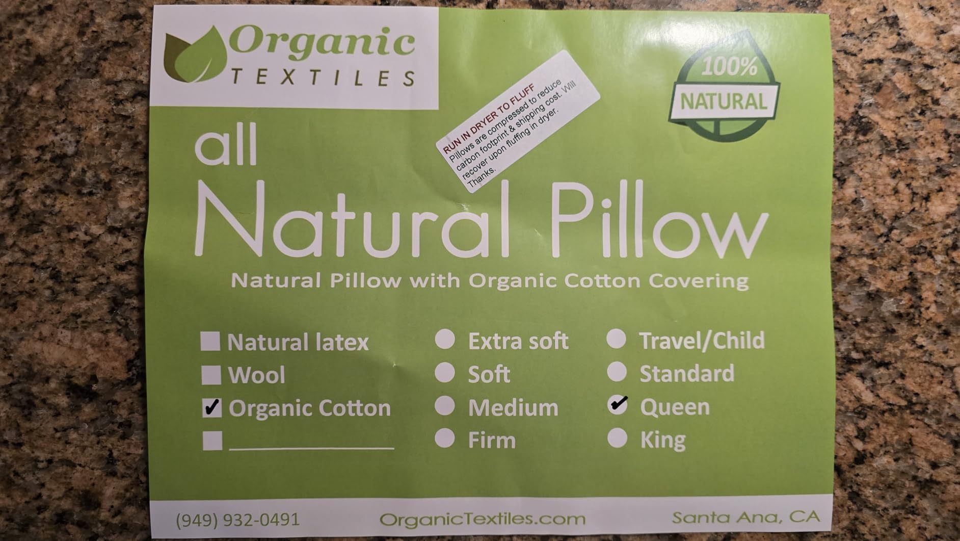 ORGANIC TEXTILES 100% Organic Cotton Pillow with Organic Cotton Cover - GOTS Certified, Adjustable Loft, Cooling and Breathable, Easy Care, Traveling and Long Flights - (Child) - Pack of 1 customer photo 2
