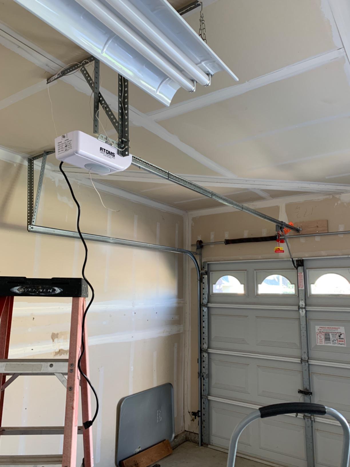 Skylink 3/4HPF Garage Door Opener Featuring Alexa with Extremely Quiet DC Motor, Chain Drive, 2 Remote Controls, Deluxe Wall Console and WiFi Compatible, ATR-1722W customer photo 1