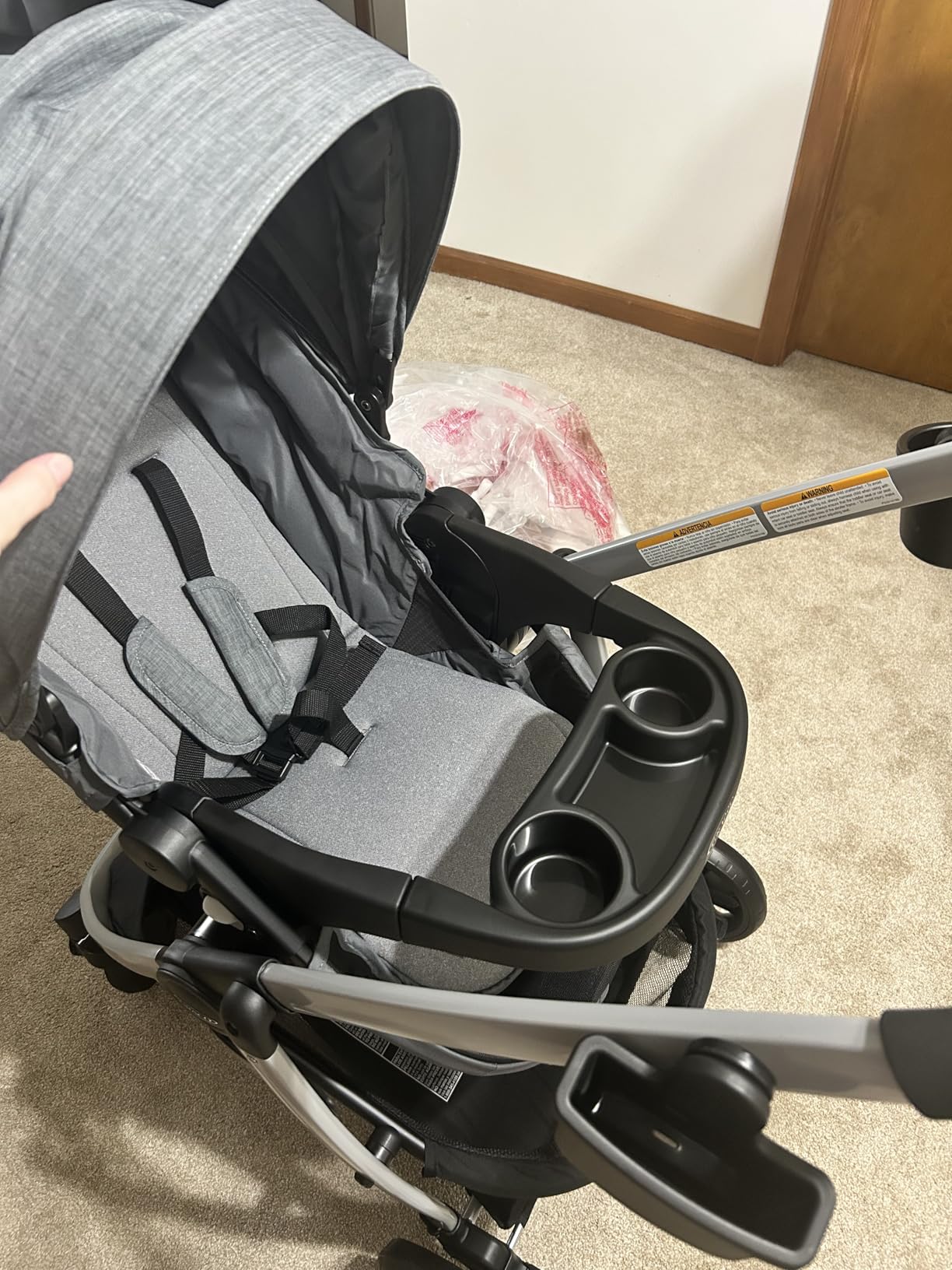 Graco Modes Pramette Travel System, Car Seat and Stroller Combo, Includes SnugRide LX Infant Car Seat and Baby Stroller, 3 Modes: Car Seat Carrier, Pramette, Toddler Stroller, Ellington customer photo 2
