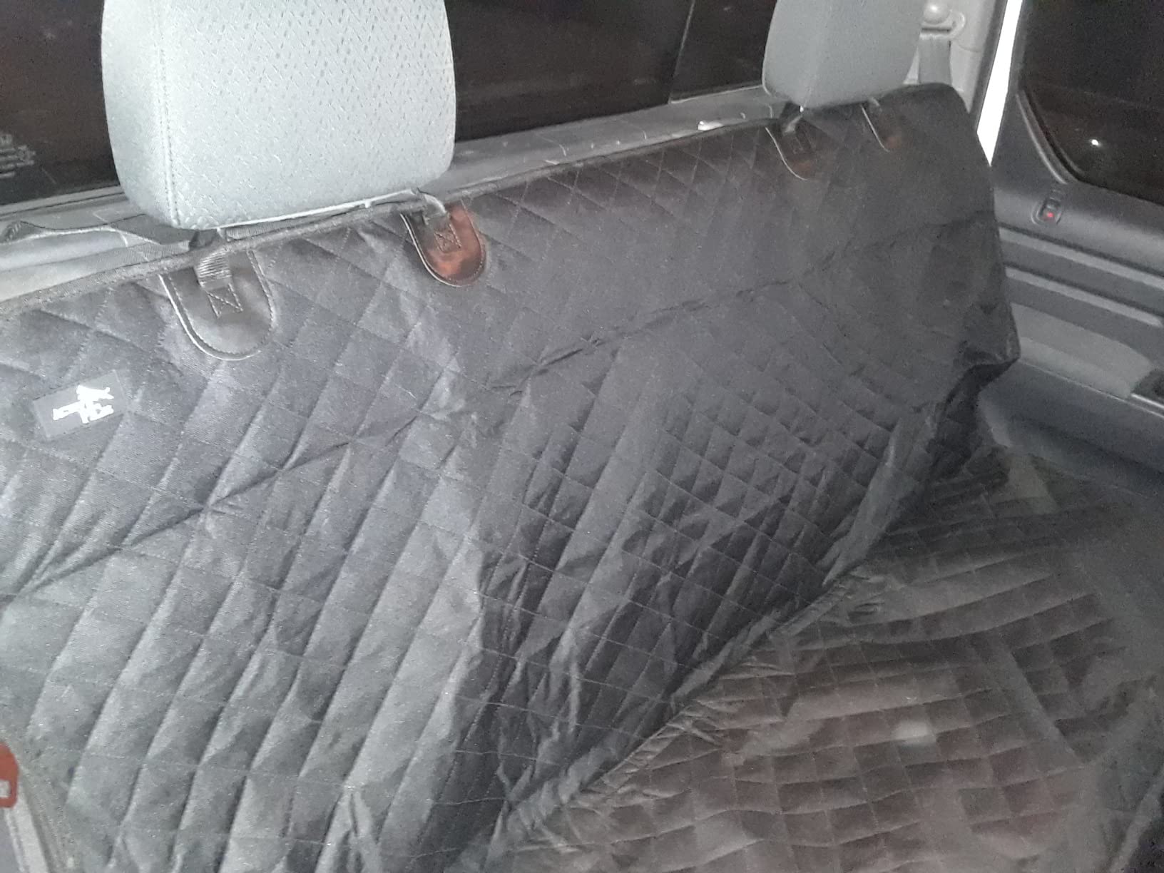 Active Pets Black XL Dog Car Hammock Back Seat Cover, Waterproof Backseat Cover Protector for Truck Bench Rear of Sedans or SUVs, Essential Pet Supplies Vacuum or Wipe Clean, Machine Washable customer photo 1