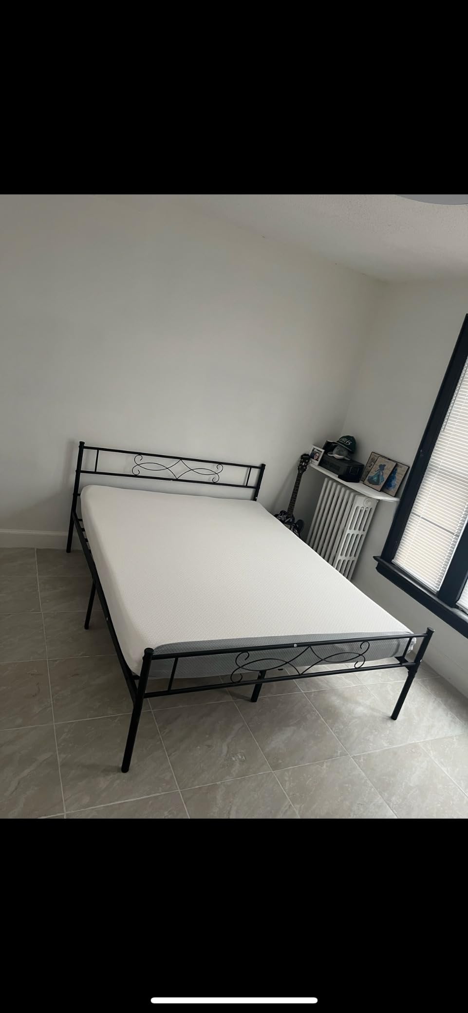 Amazon Basics Memory Foam Mattress, Soft Plush Feel, Breathable, 6 Inch, Twin, White/Grey customer photo 2