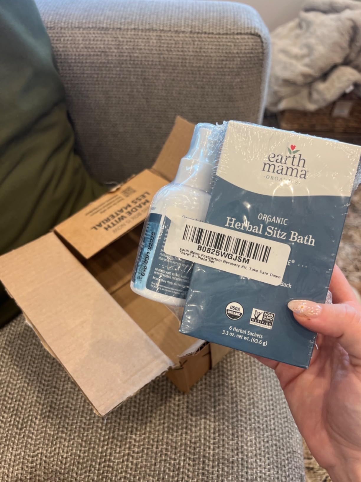 Earth Mama - Postpartum Recovery Kit - 3-Piece customer photo 1