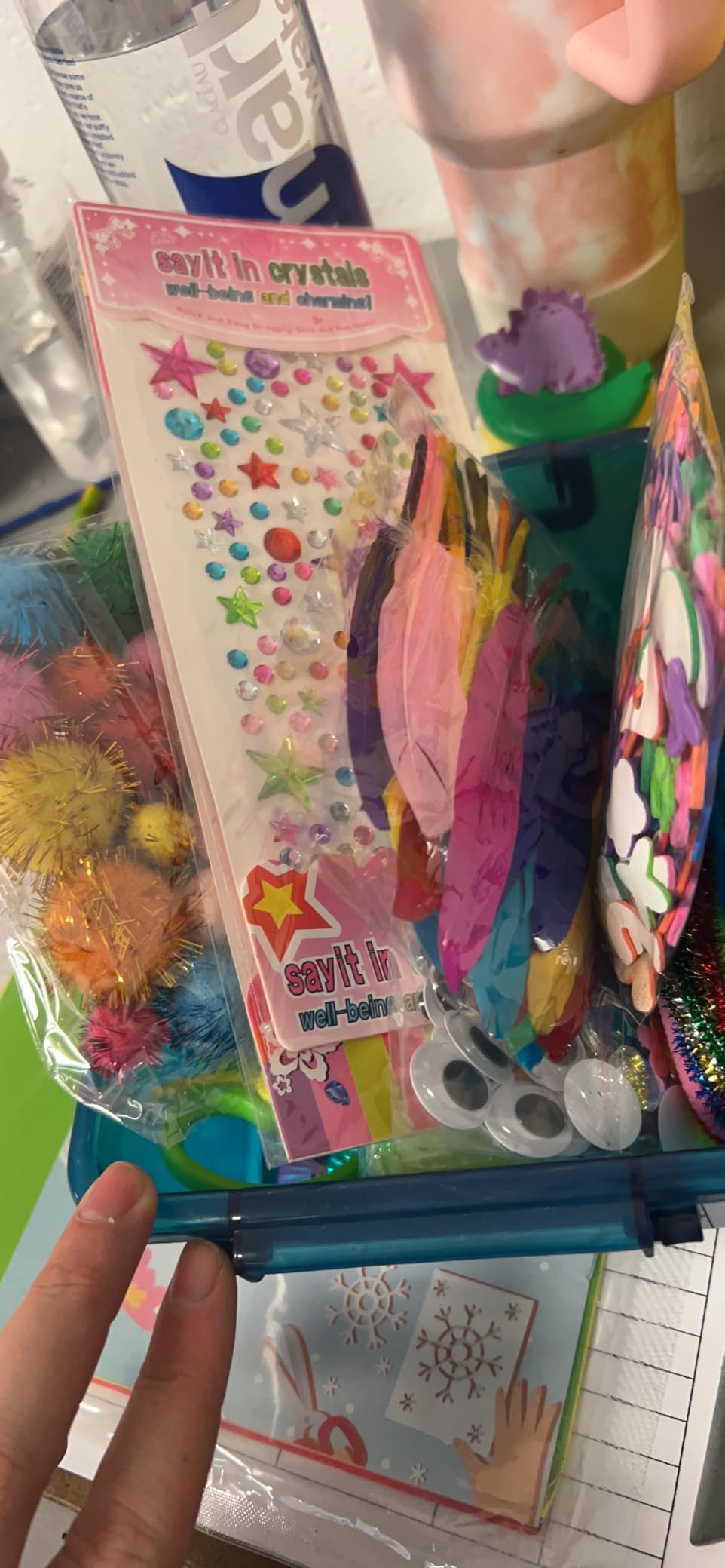 Goody King Arts and Crafts Supplies for Kids - All in One Kid Crafts Toddler Activities Kids School Supplies Age 4 5 6 7 8 Years Old Craft Art Supply Kit Kindergarten Homeschool customer photo 1