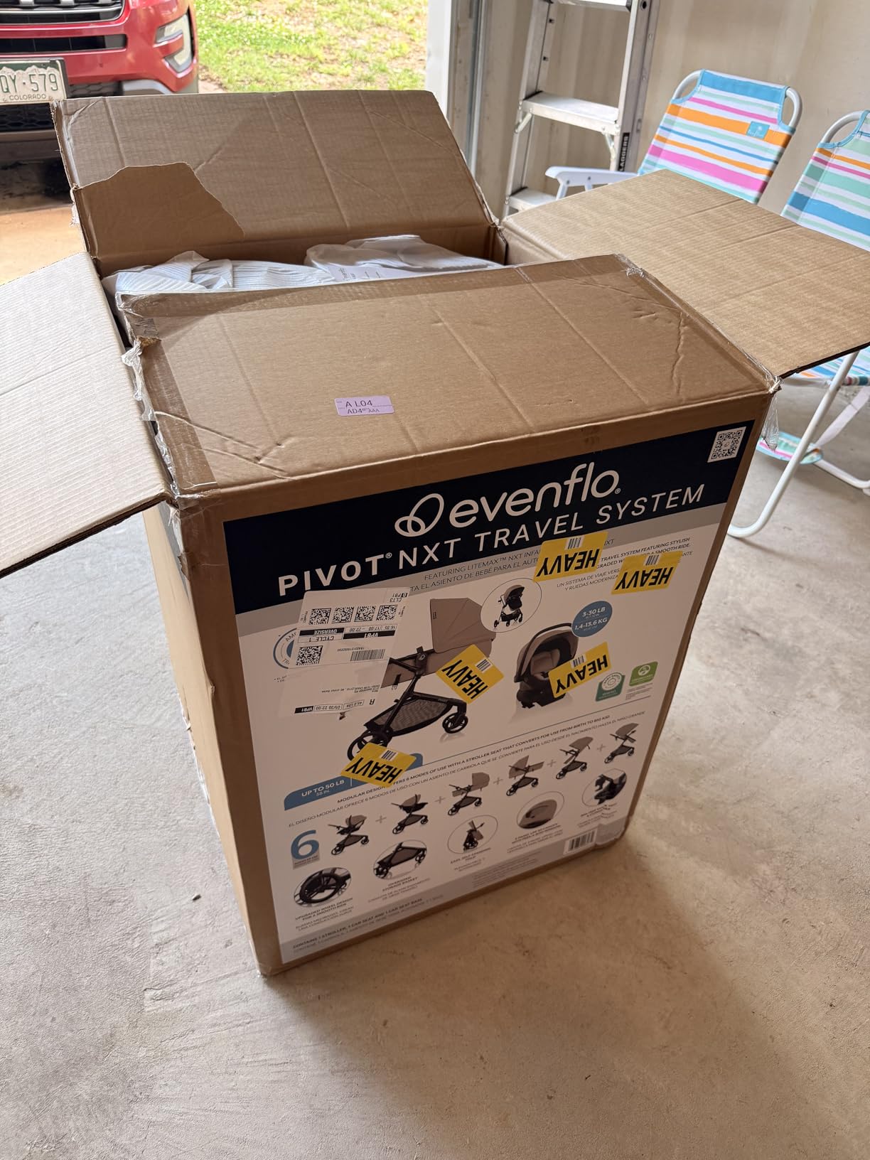 Evenflo Pivot NXT Travel System with LiteMax NXT Preemie and Infant Car Seat customer photo 1