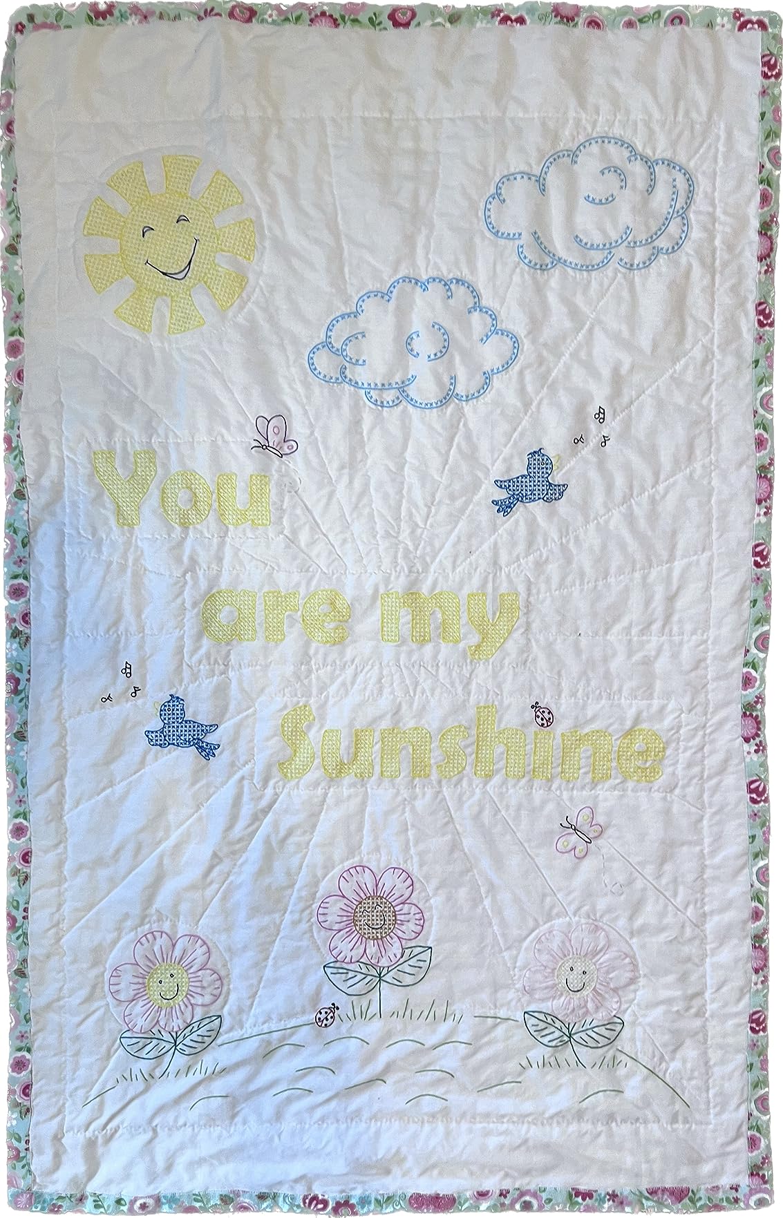 You are My Sunshine Crib Quilt Top customer photo 1