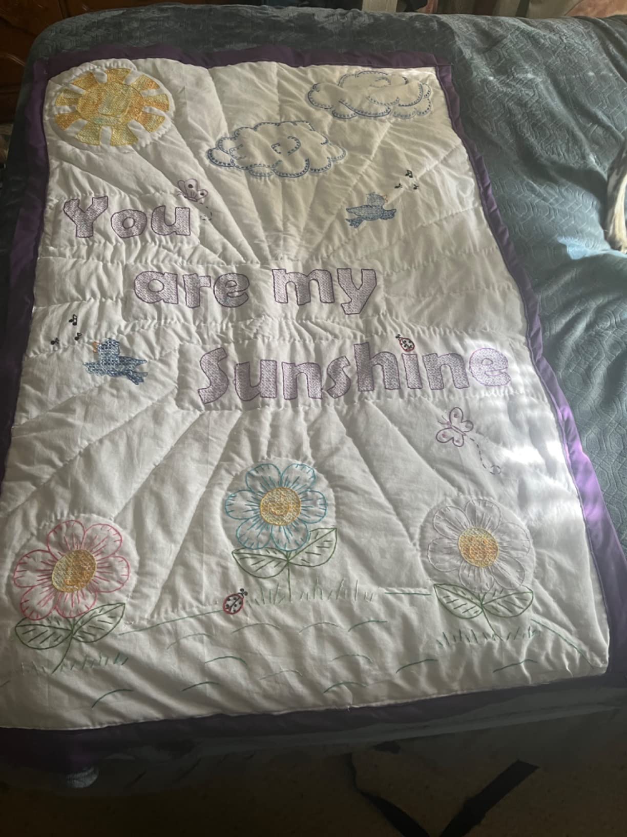 You are My Sunshine Crib Quilt Top customer photo 2