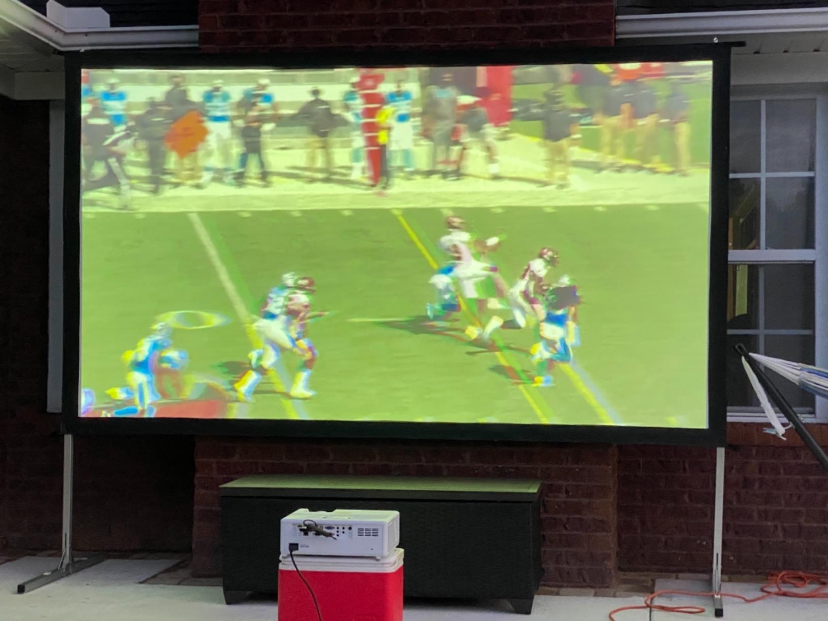 Optoma GT1090HDR Short Throw Laser Home Theater Projector | 4K HDR Input | Lamp-Free Reliable Operation 30,000 hours | Bright 4,200 lumens for Day and Night | Short Throw customer photo 1