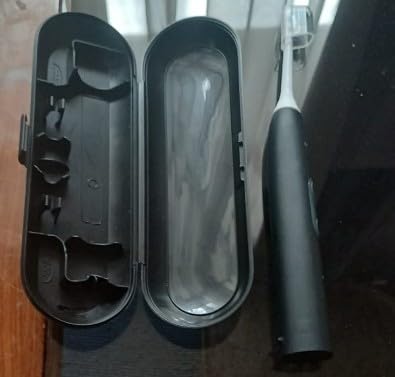 Philips Sonicare 5300 Rechargeable Electric Toothbrush, 3 Brush Head, Black | 700% More Plaque Removal¹, Visual Pressure Sensor, 3 Brush Settings, 14-Day Battery, Travel Case, HX6423/34 customer photo 1