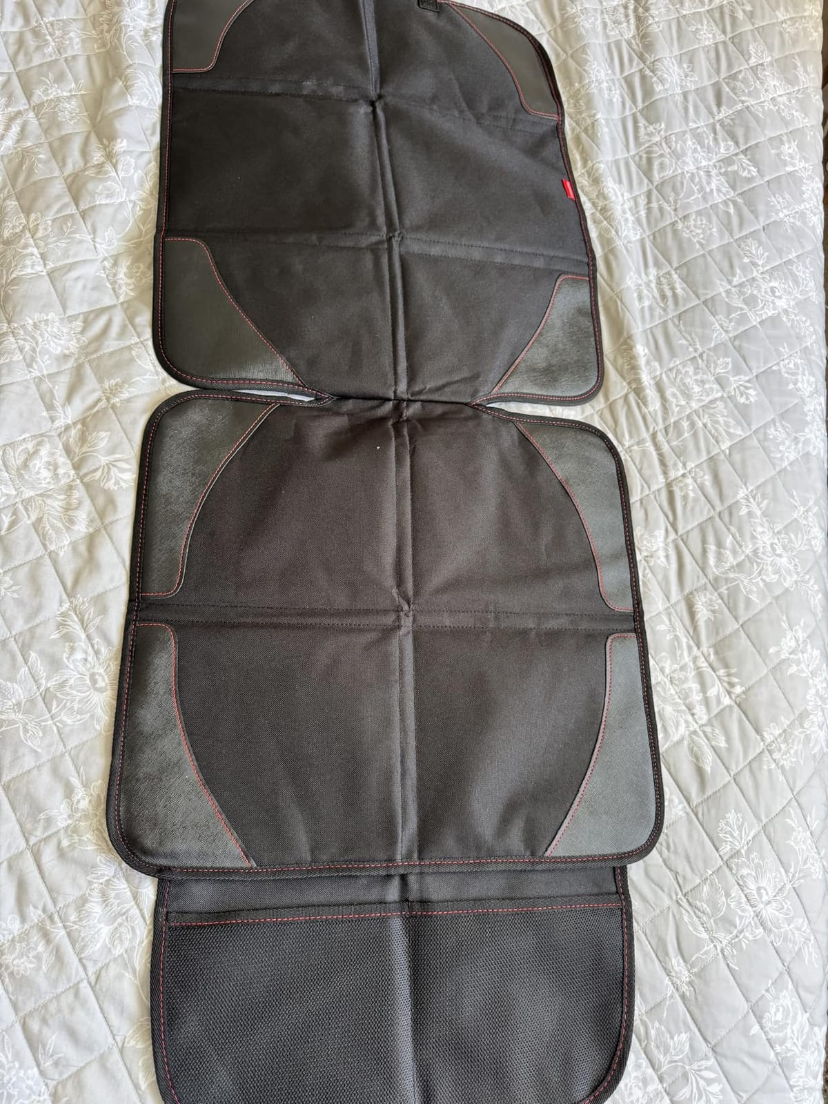 MORROLS Car Seat Protector for Child, Baby, Pets -1 Pack car seat Cover with Thick Padding- Waterproof Universal Size with Mesh Pockets (Black) customer photo 1