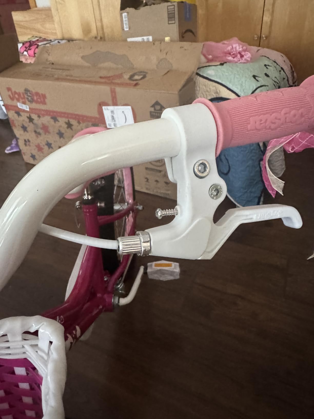 JOYSTAR Angel Girls Bike for Toddlers and Kids Ages 2-12 Years | 12-20 Inch Kids Bike with Training Wheels & Basket, 20 24“ Bicycle with Kickstand customer photo 1