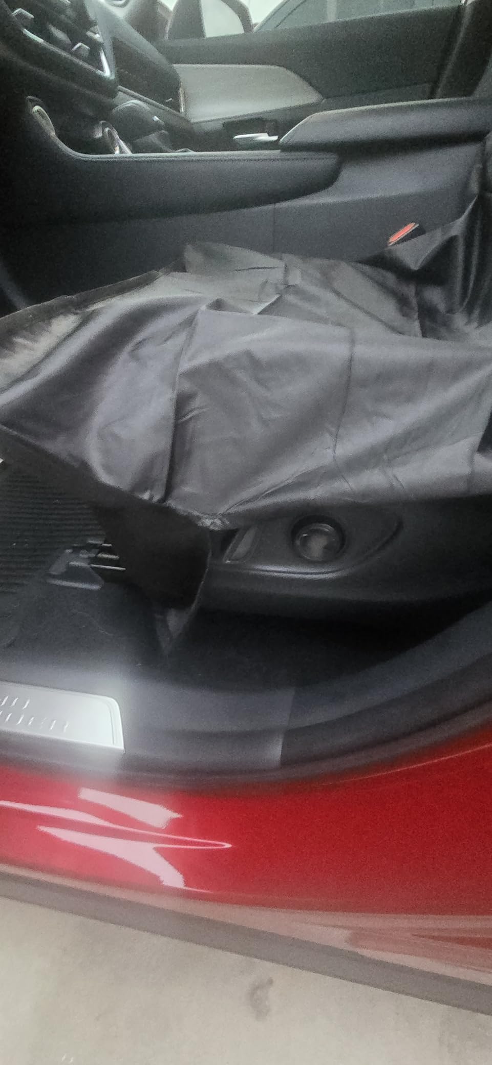 Magca Car Seat Cover Protector, Front Seat, Black, Pack of 1 customer photo 2