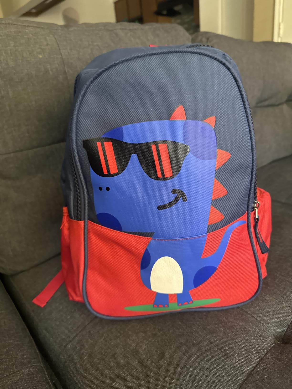 13 inch Kids Dinosaur Backpack For 3-4 Y Toddler Preschool customer photo 2