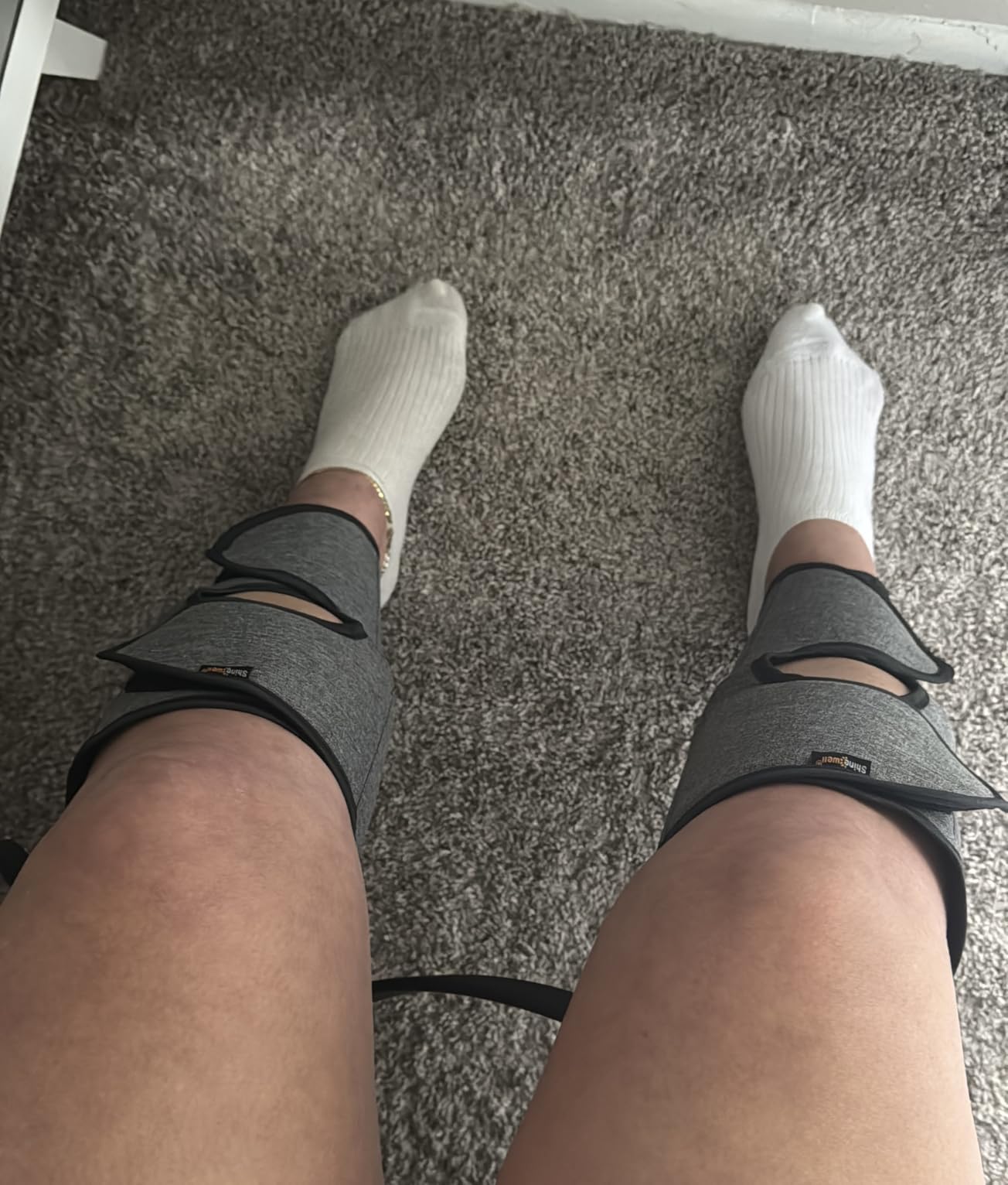 SHINE WELL Air Compression Leg Massager for Circulation and Pain Relief Fsa customer photo 1