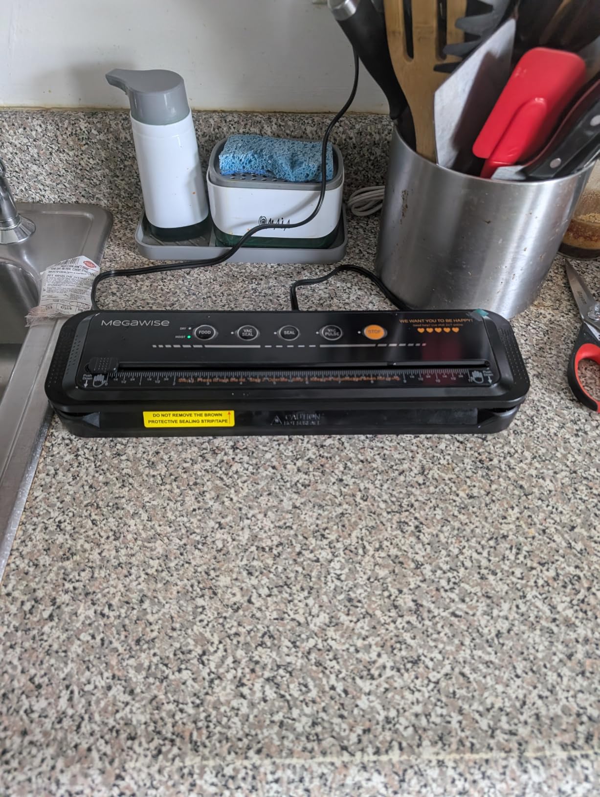 MegaWise Vacuum Sealer Machine | 80kPa Suction Power | Vac Seal Machine customer photo 2
