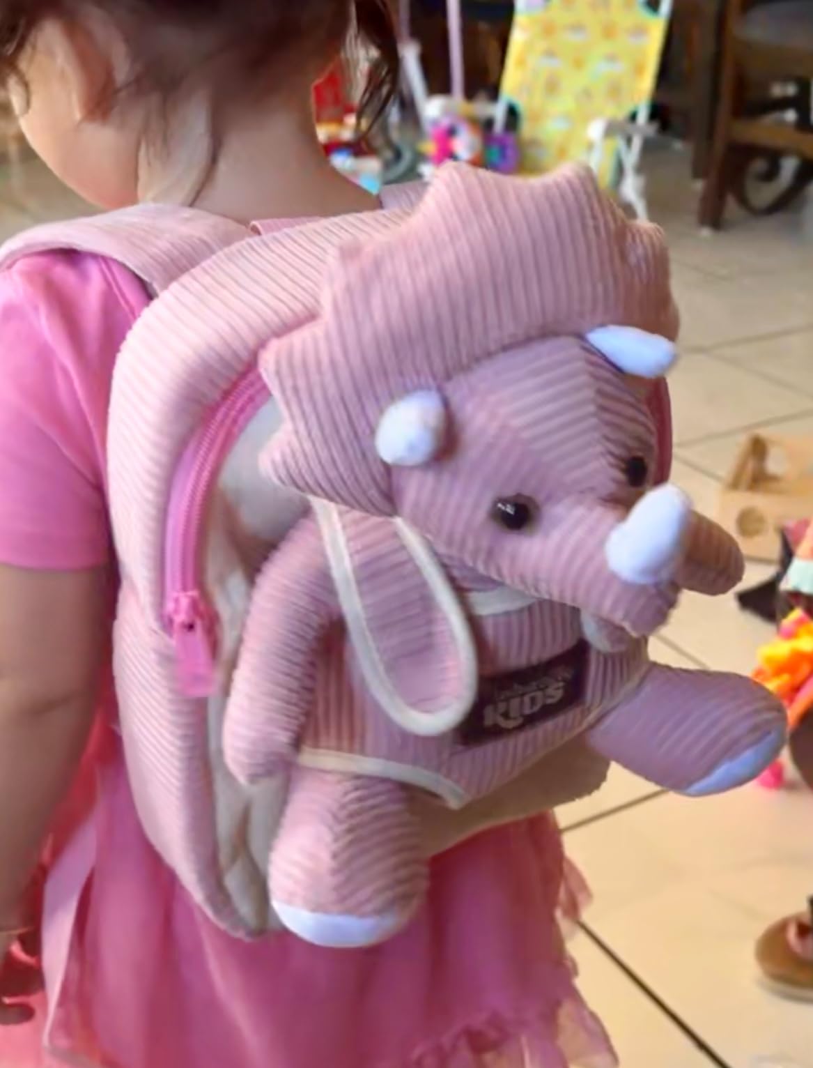 Naturally KIDS Toddler Suitcase w. Plush Dinosaur Toy, Kids Gift 3-9 customer photo 1