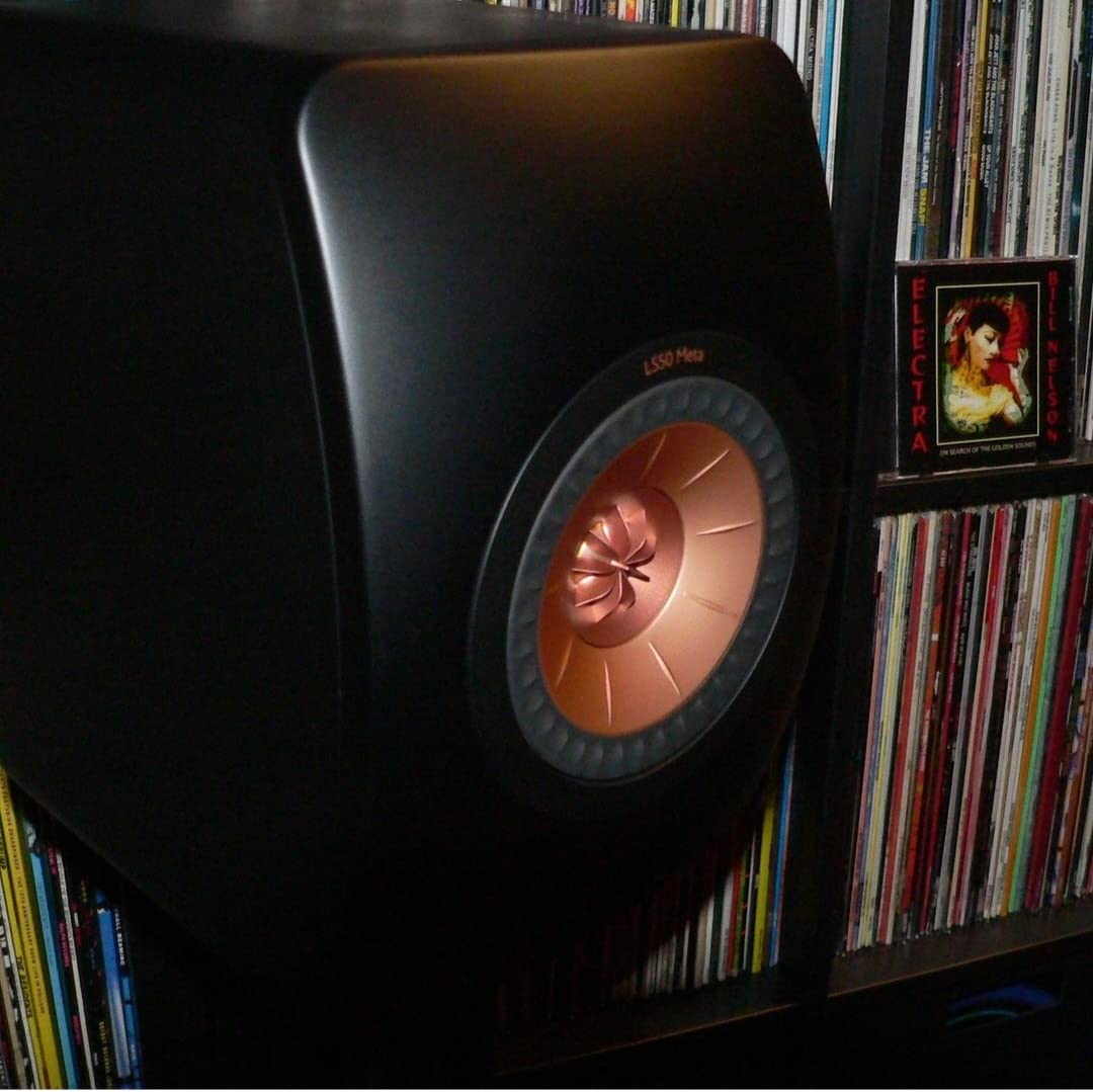 KEF LS50 Meta Bookshelf Speakers (Pair, Carbon Black) - Passive HiFi Audiophile Bookshelf Speaker with Metamaterial Uni-Q Driver customer photo 2