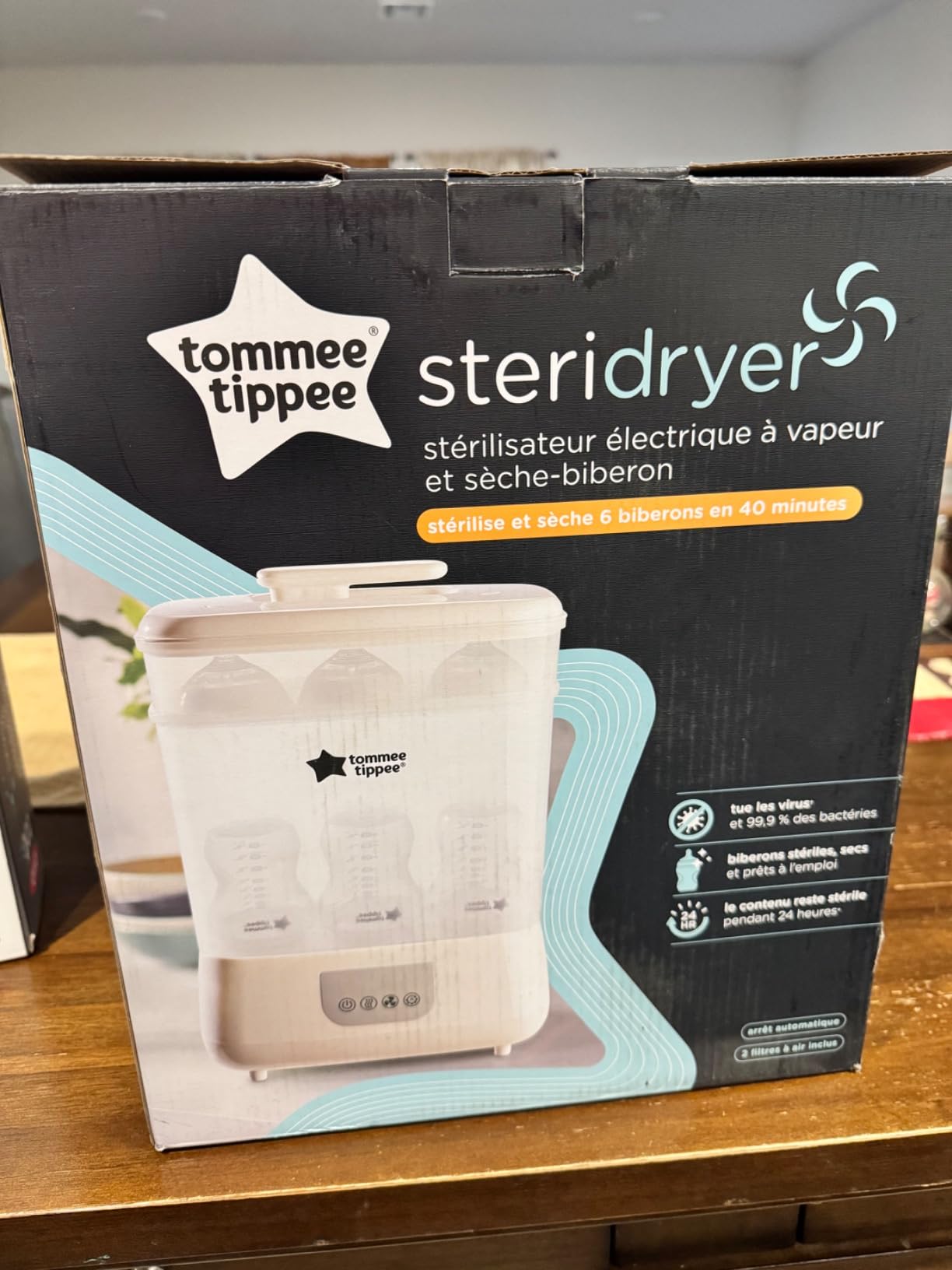 Tommee Tippee Steridryer Electric Steam Sterilizer & Dryer, White customer photo 1