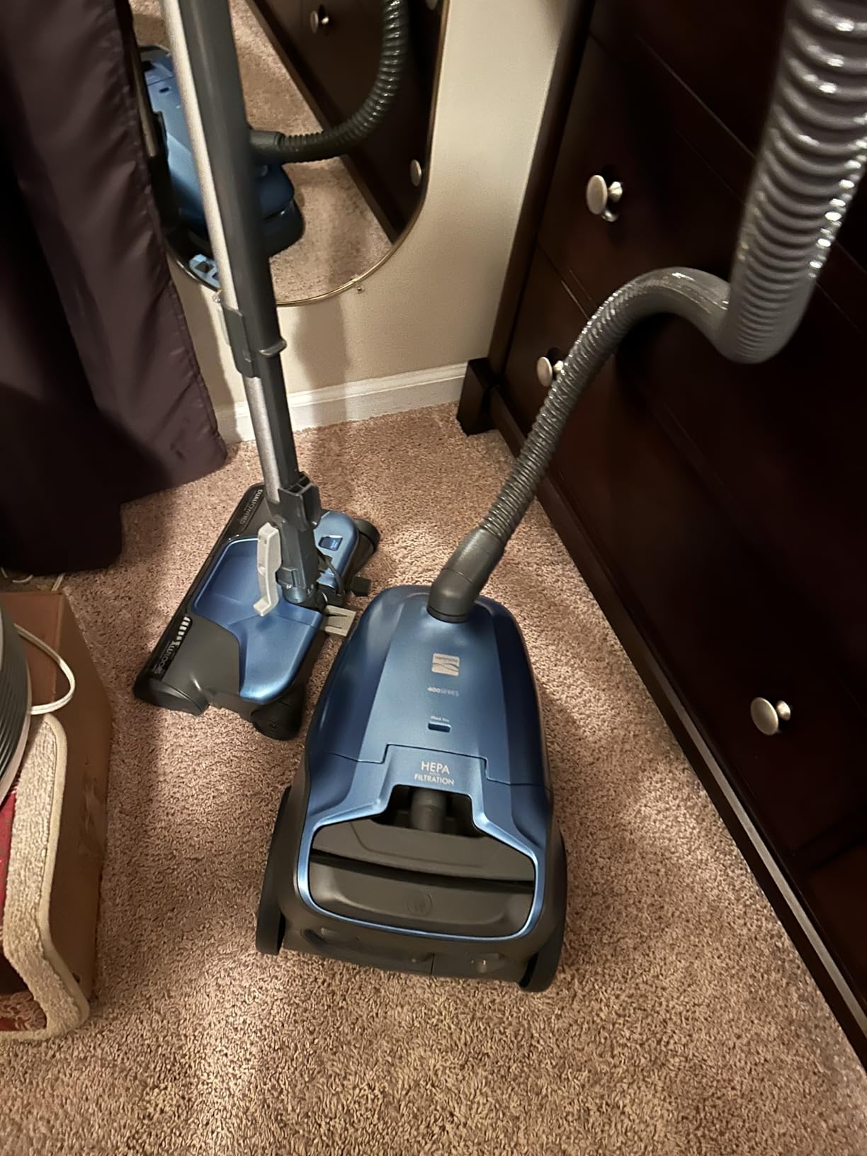 Kenmore 600 Series Pet Friendly Bagged Canister Vacuum | Lightweight, Pet PowerMate, Pop-N-Go Brush, 2 Motors, HEPA Filter, Aluminum Telescoping Wand, Retractable Cord - 81615 customer photo 1