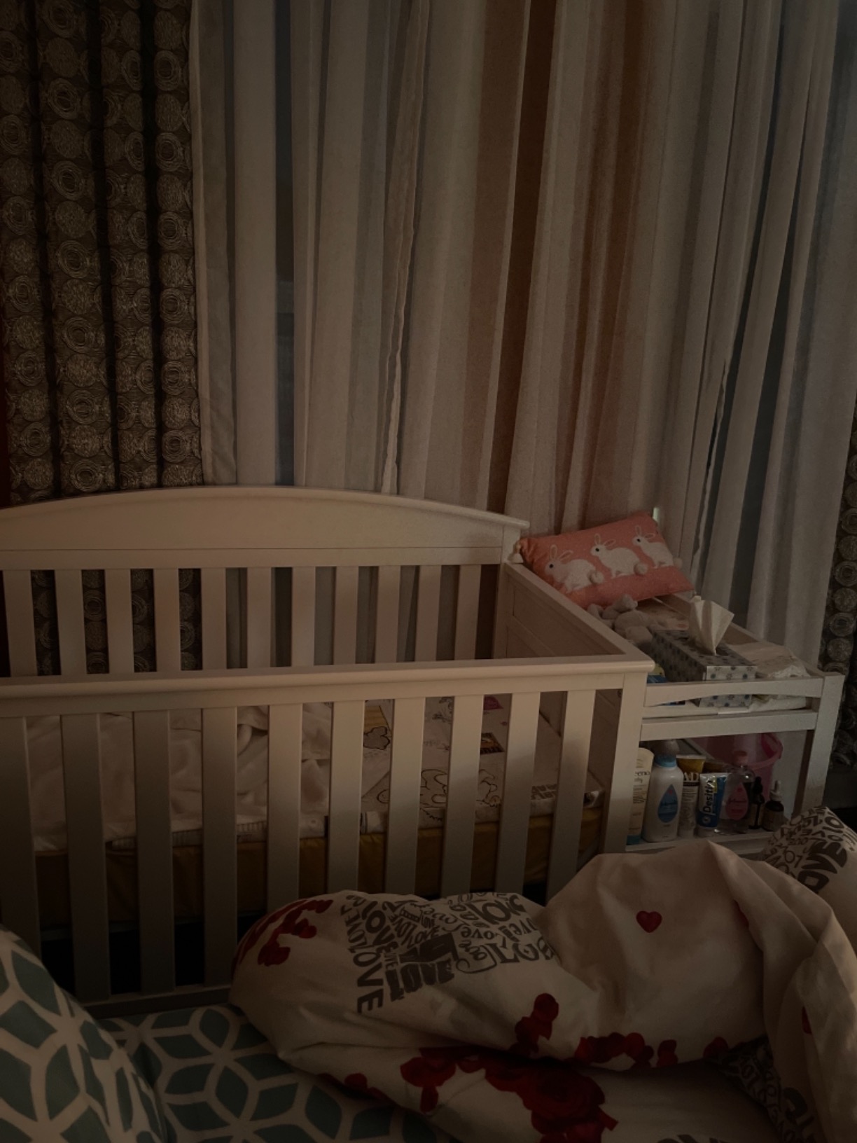 Delta Children Abby Convertible Crib 'N' Changer, Bianca + Serta Perfect Slumber Dual Sided Recycled Fiber Core Crib and Toddler Mattress (Bundle) customer photo 1