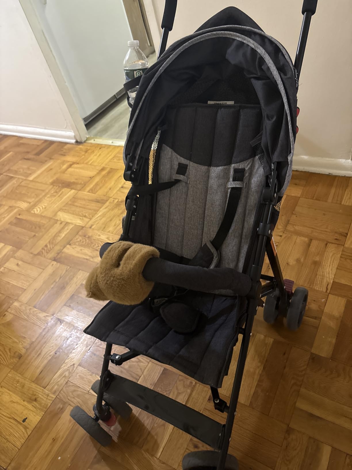 Dream On Me Vista Moonwalk Baby Stroller in Light Gray, Lightweight Infant Stroller with Compact Fold, Multi-Position Recline Umbrella Stroller with Canopy, Extra Large Storage and Cup Holder customer photo 2
