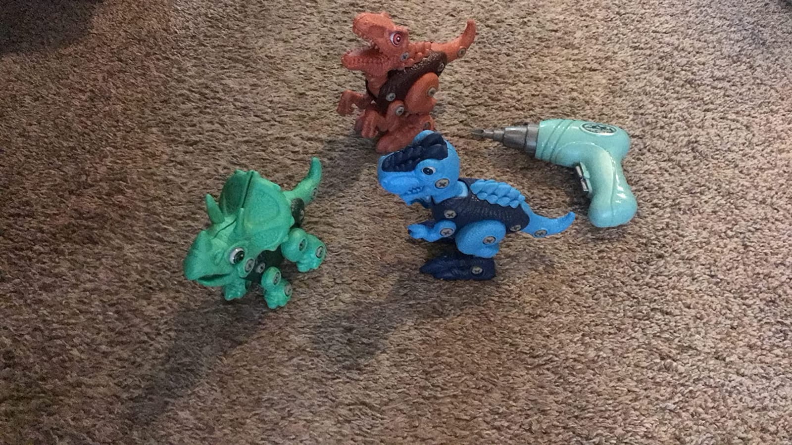 Take-Apart Dinosaur Toys for Boy 4-6: 85 Piece 3 Pack Dino & Electric Drill customer photo 2