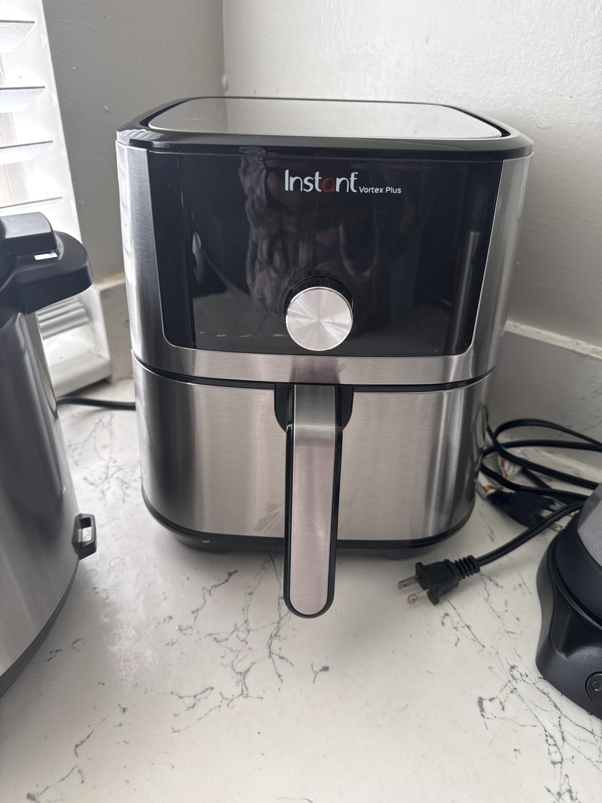 Instant Pot 4QT Vortex Plus 6-in-1 Mini Air Fryer, Custom Program Options, Crisps, Broils, Roasts, Dehydrates, Bakes, Reheats, 100+ In-App Recipes, Stainless Steel,4 Quarts customer photo 1