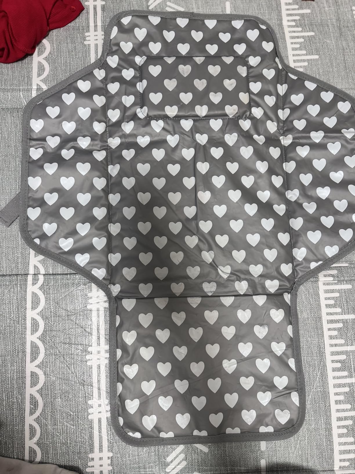 Baby Portable Changing Pad Travel - Waterproof Compact Diaper Changing Mat - Lightweight & Foldable Baby Diaper Changer, Newborn Shower Gifts customer photo 1