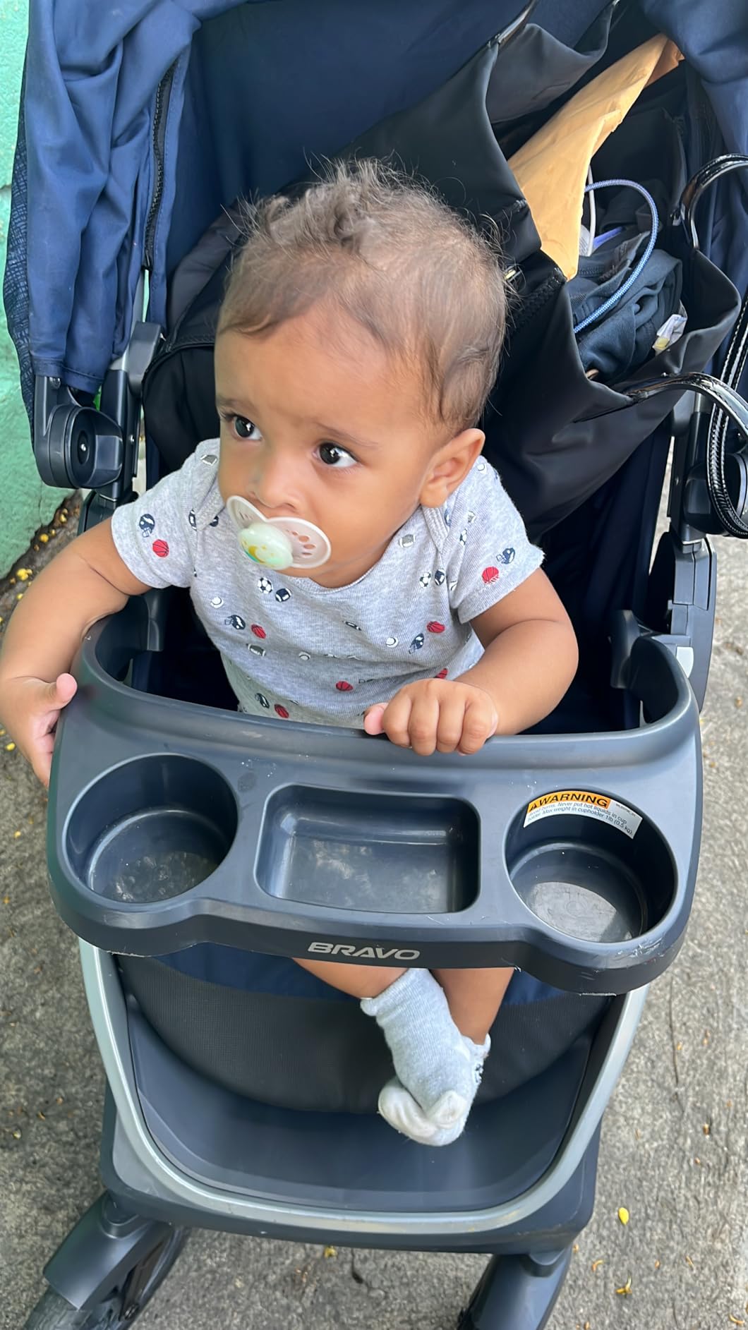 Chicco Bravo 3-in-1 Travel System, Quick-Fold Stroller with Car Seat customer photo 2