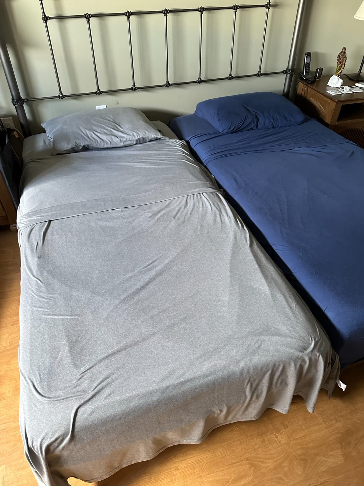 Lunderg Wireless Early Alert Bed Alarm System for Elderly & Fall Prevention | Alerts Caregivers Before They Get Up. No Loud In-Room Alarm To Frighten Your Loved One. Great For Dementia Care. US Company. customer photo 2