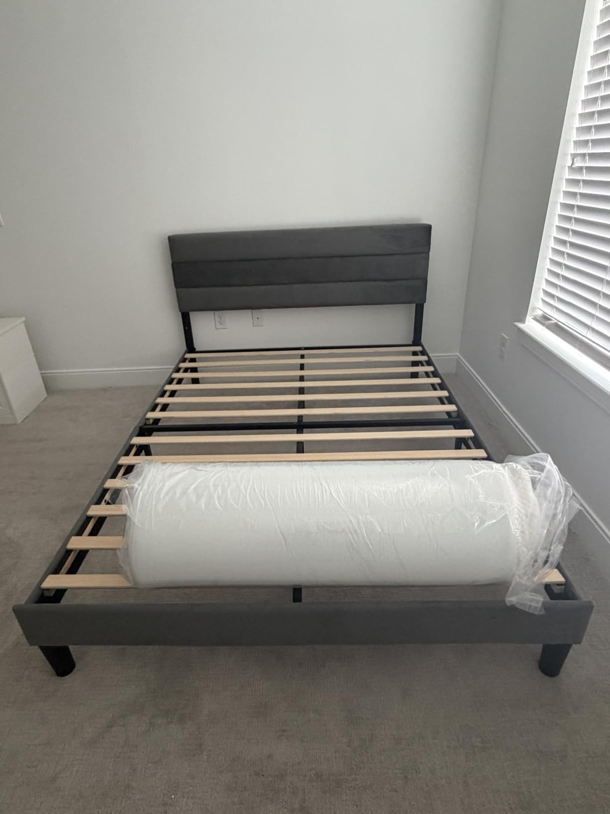 FDW | 8 Inch Twin Mattress | Medium Firm | Gel Memory Foam | White customer photo 2