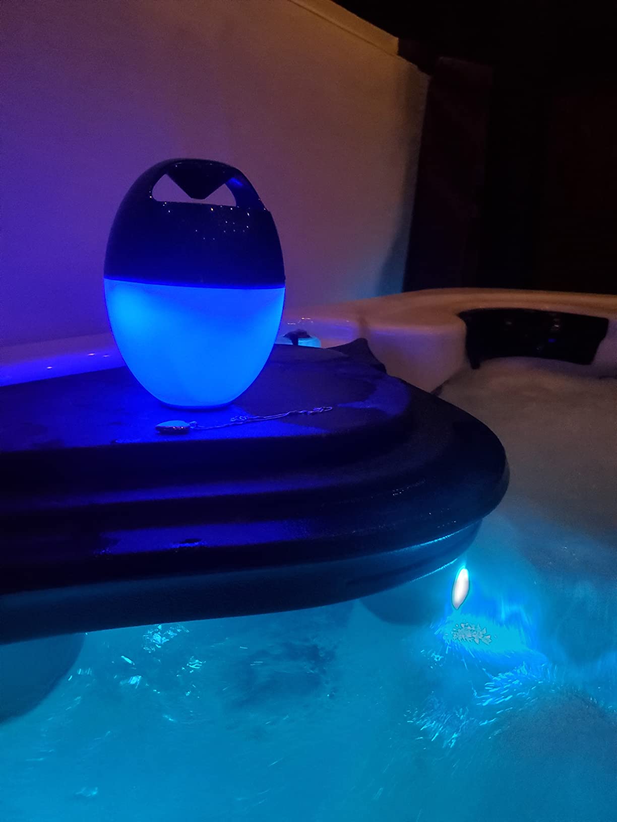 KingSom Portable Bluetooth Pool Speakers with Colorful Lights customer photo 1