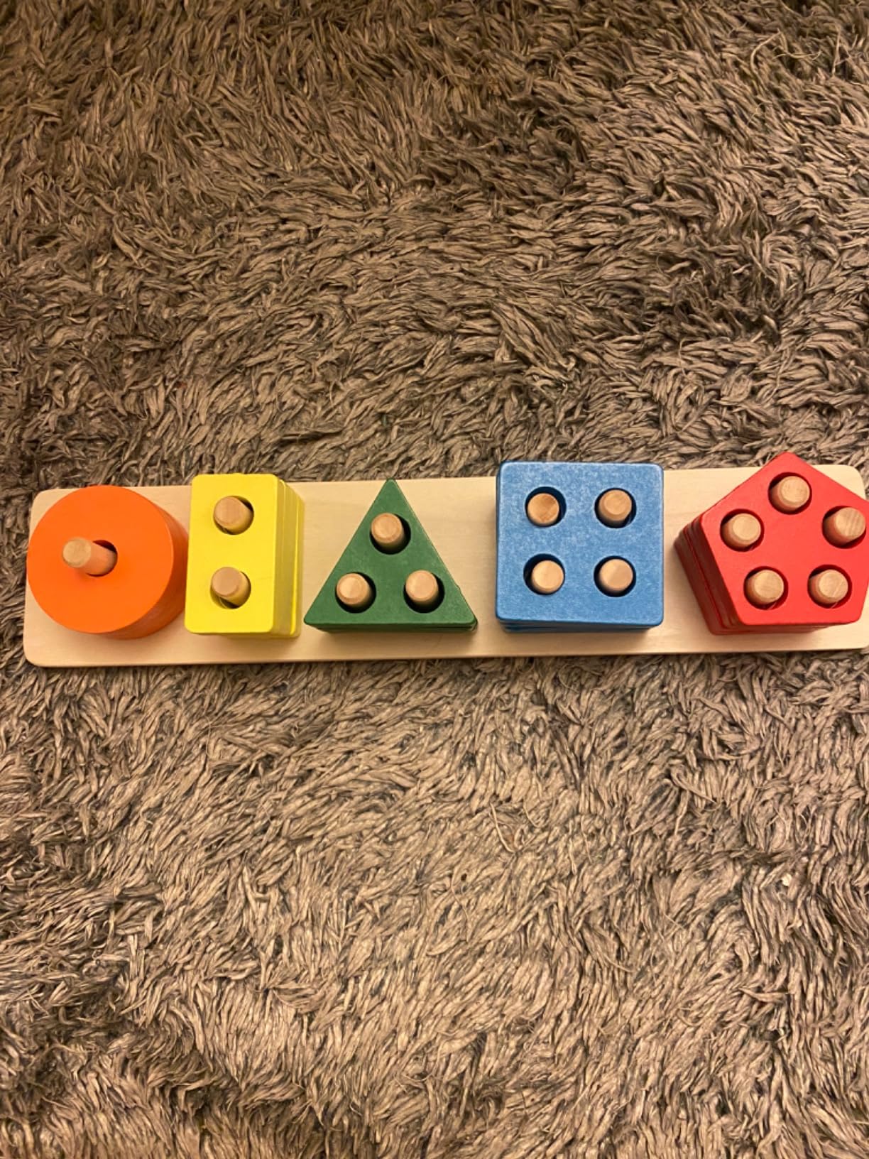 Montessori Toys for 1 2 3 Year Old Boys Girls Toddlers, Wooden Toys Gifts | Sorting Stacking Toys for Toddlers Kids Preschool, Educational Color Recognition Shape Sorter, Learning Puzzles Birthday Gift customer photo 1