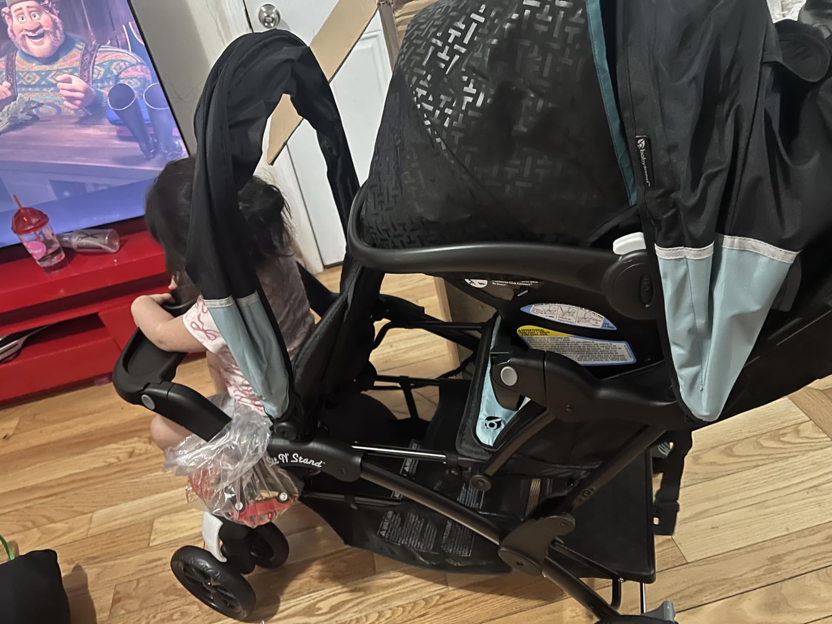 Baby Trend Sit N’ Stand® Double Stroller, Desert Blue customer photo 2