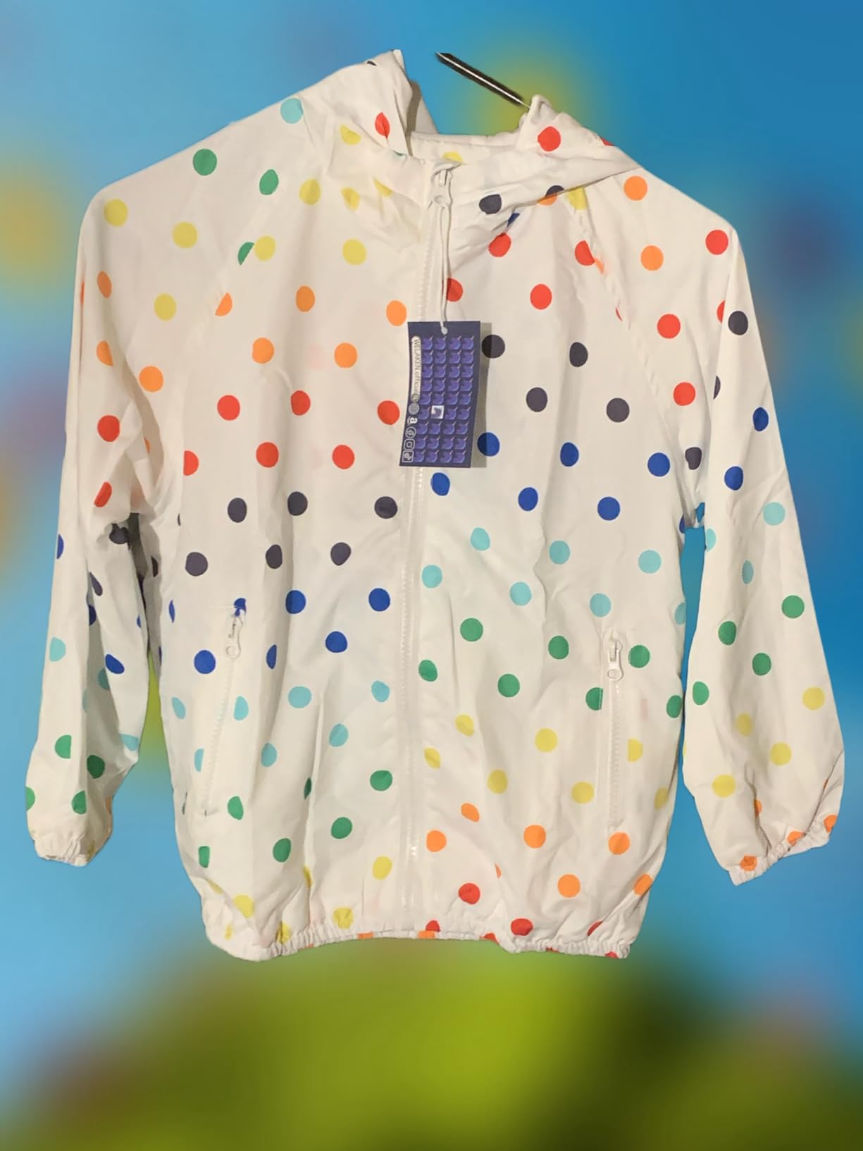 WELAKEN lightweight Jacket for Girls Kids & Toddler II Girls' Print Water-resistant Jacket customer photo 1