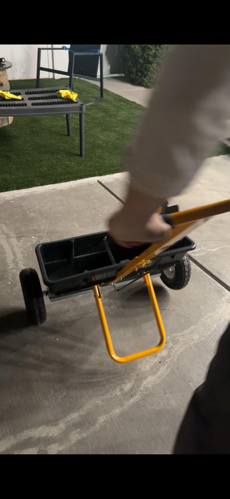 At Home 75 lb. Drop Spreader (me) customer photo 2